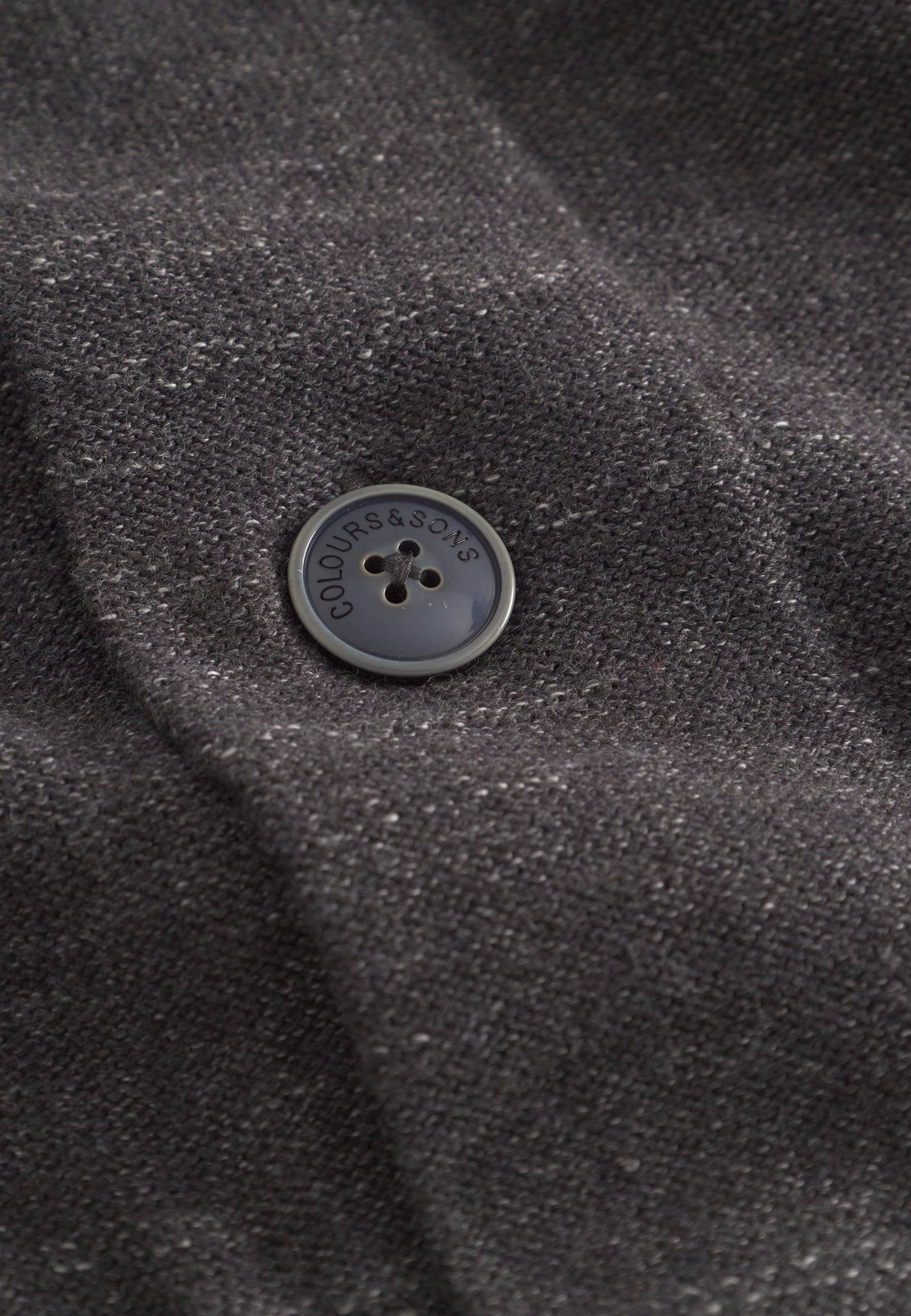 Blazer Slub in Anthracite Vestes Colours and Sons