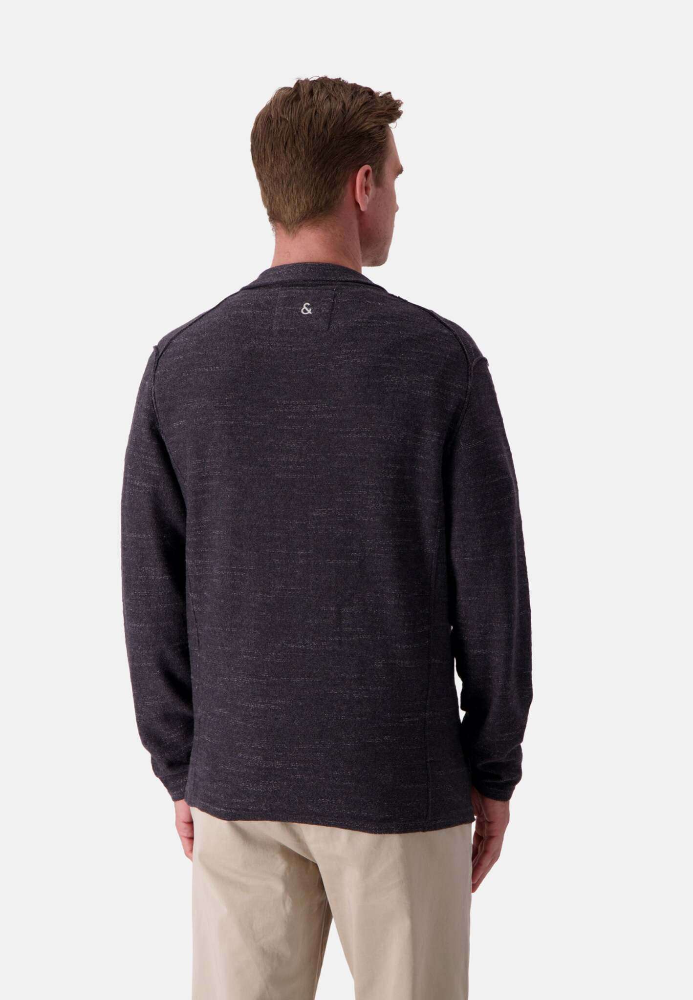 Blazer Slub in Anthracite Vestes Colours and Sons