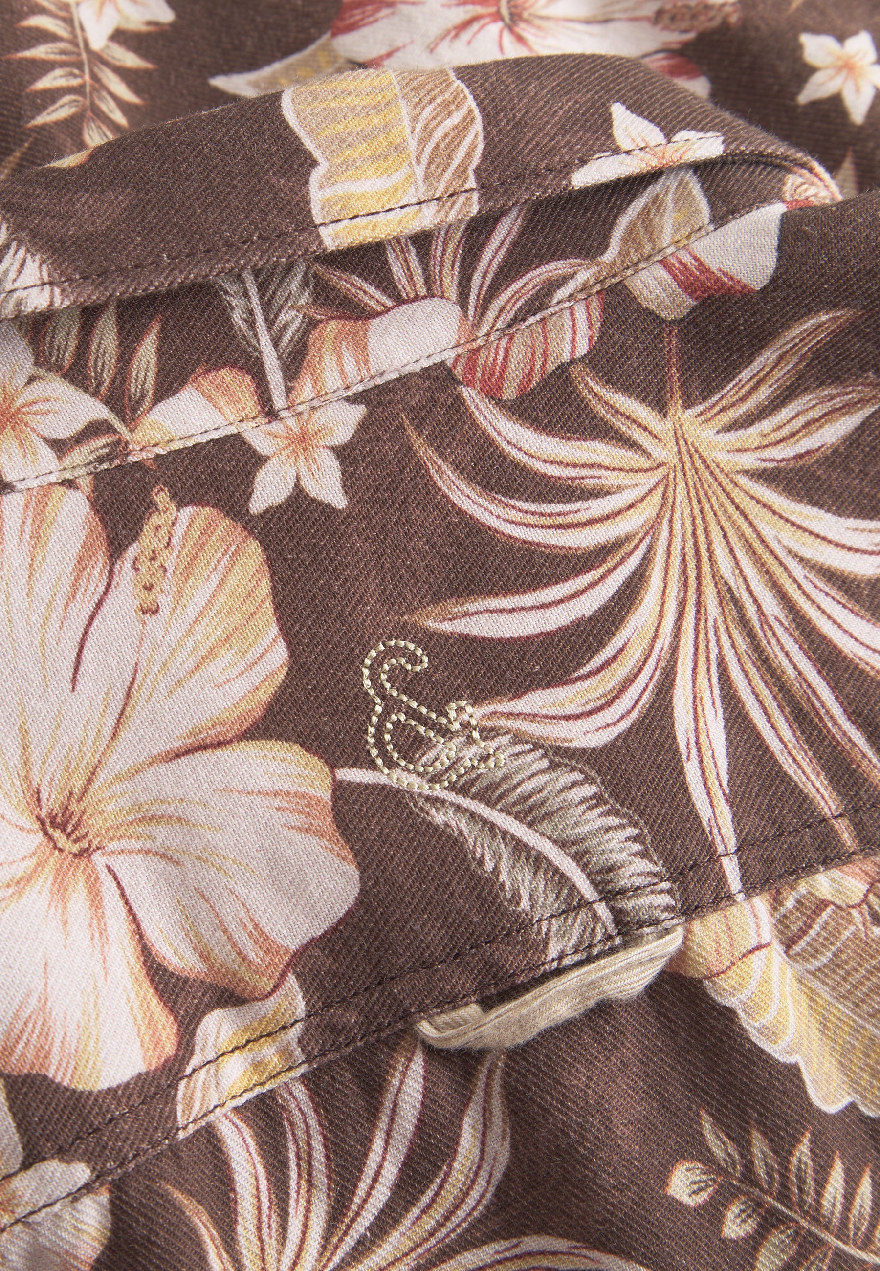 Shirt Printed in Soil Flowers Chemises Colours and Sons