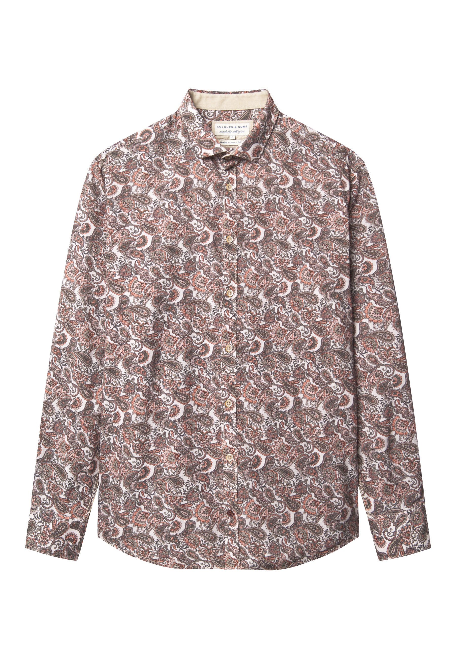 Chemise Imprimé en Mezcal Paisley Chemises Colours and Sons