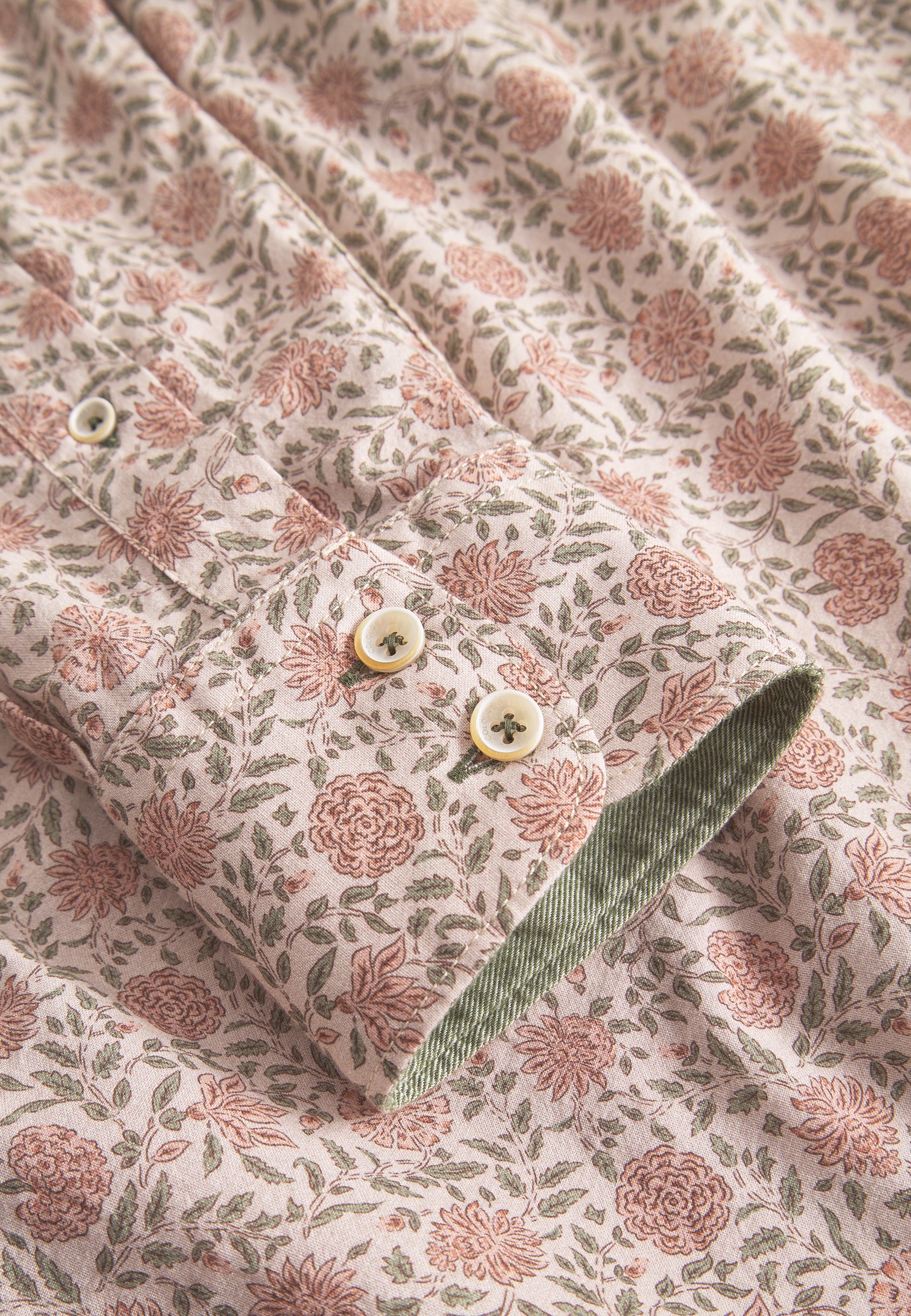Shirt Printed in Mezcal Flowers Chemises Colours and Sons