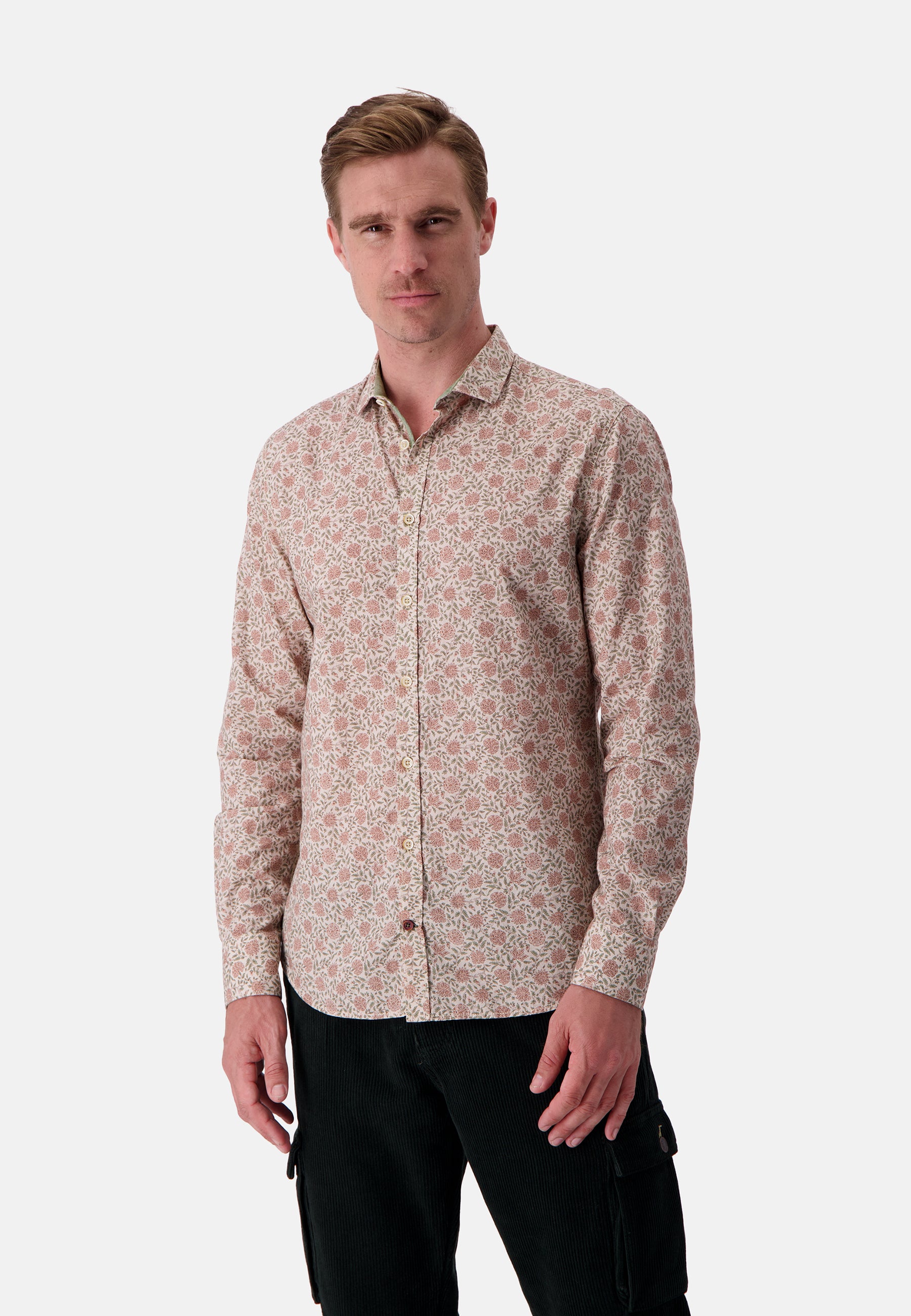Shirt Printed in Mezcal Flowers Chemises Colours and Sons