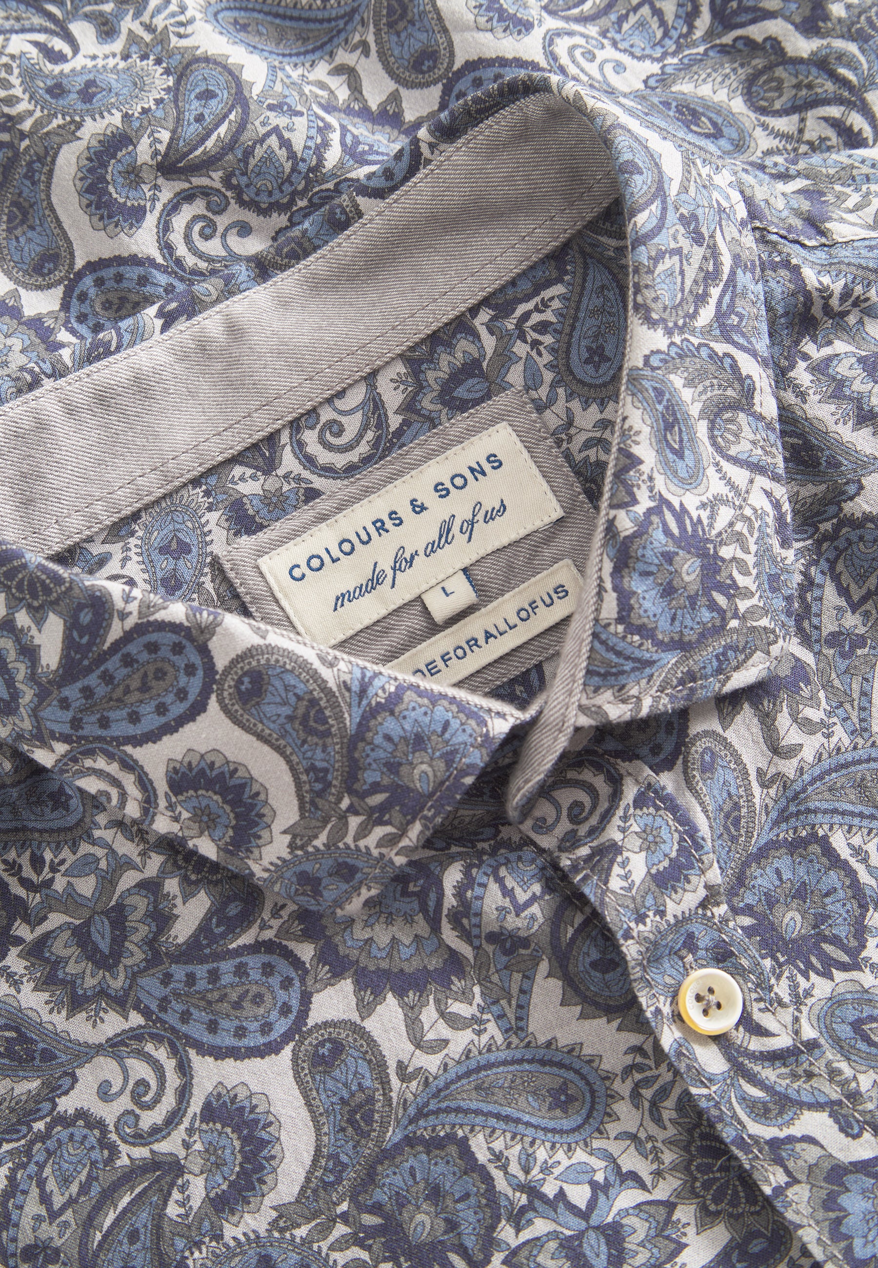 Chemise Imprimé en Horizon Paisley Chemises Colours and Sons