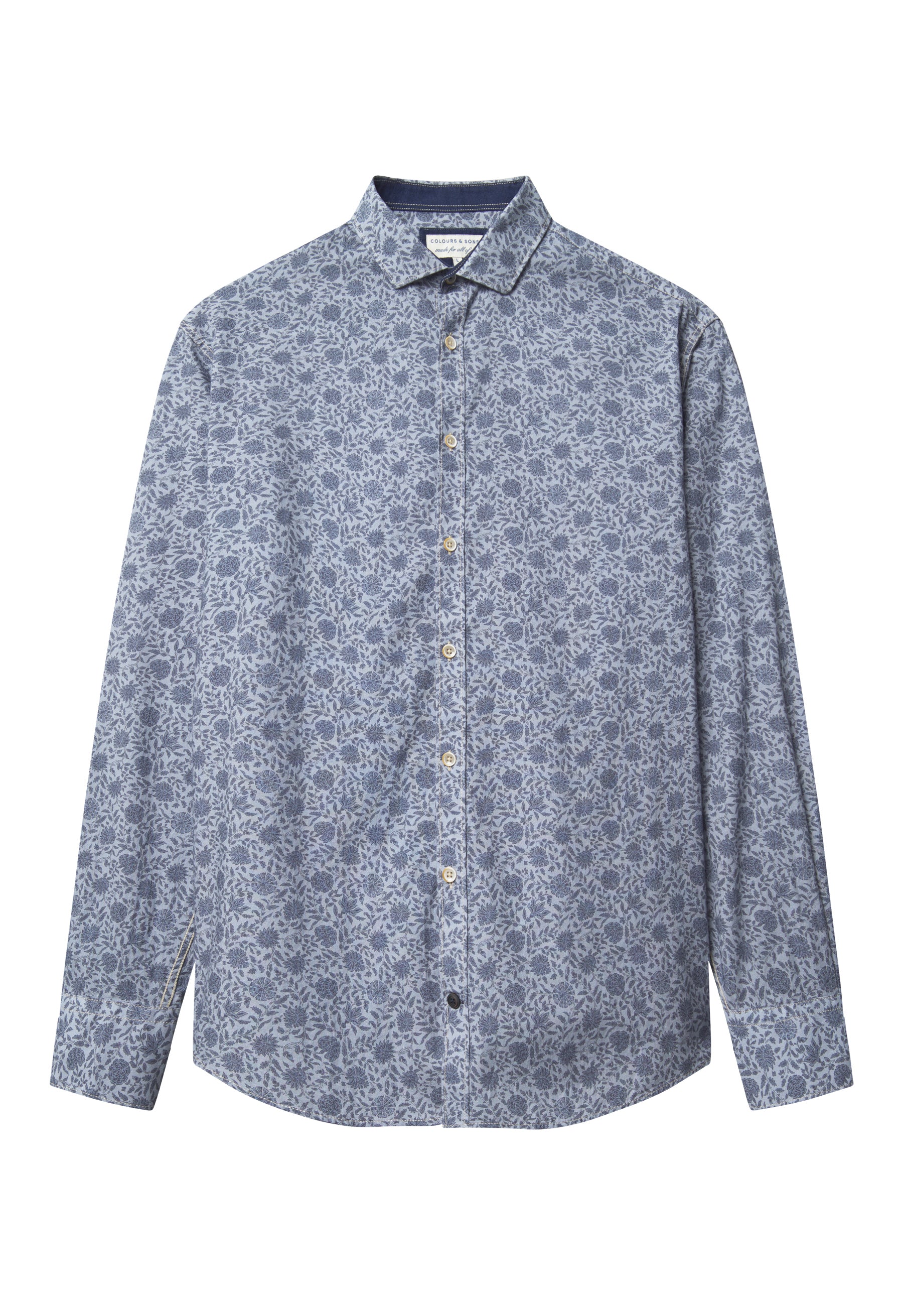 Chemise Printed in Horizon Flowers Chemises Colours and Sons