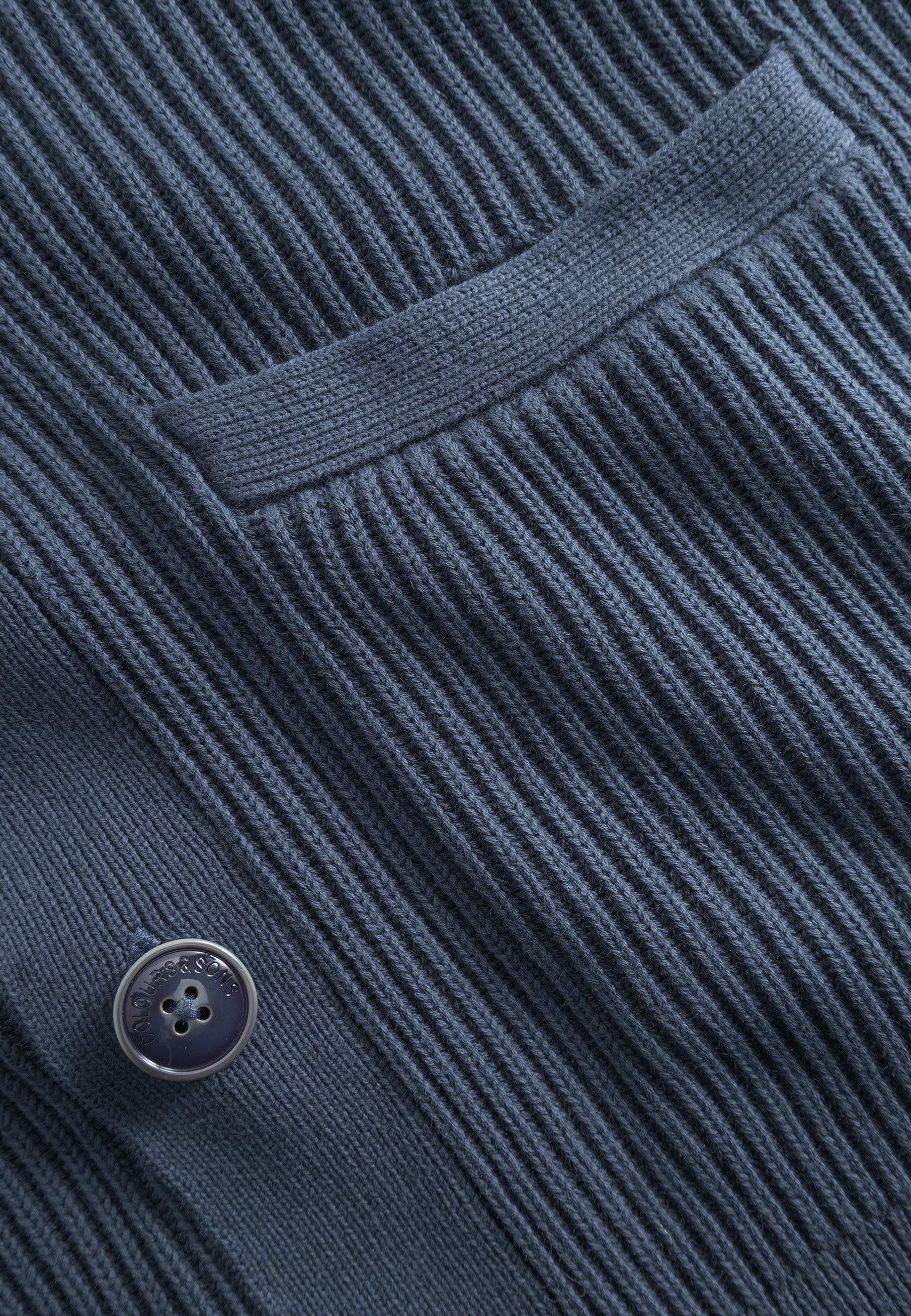 Cardigan-Rib Washed in Midnight Pull Colours and Sons