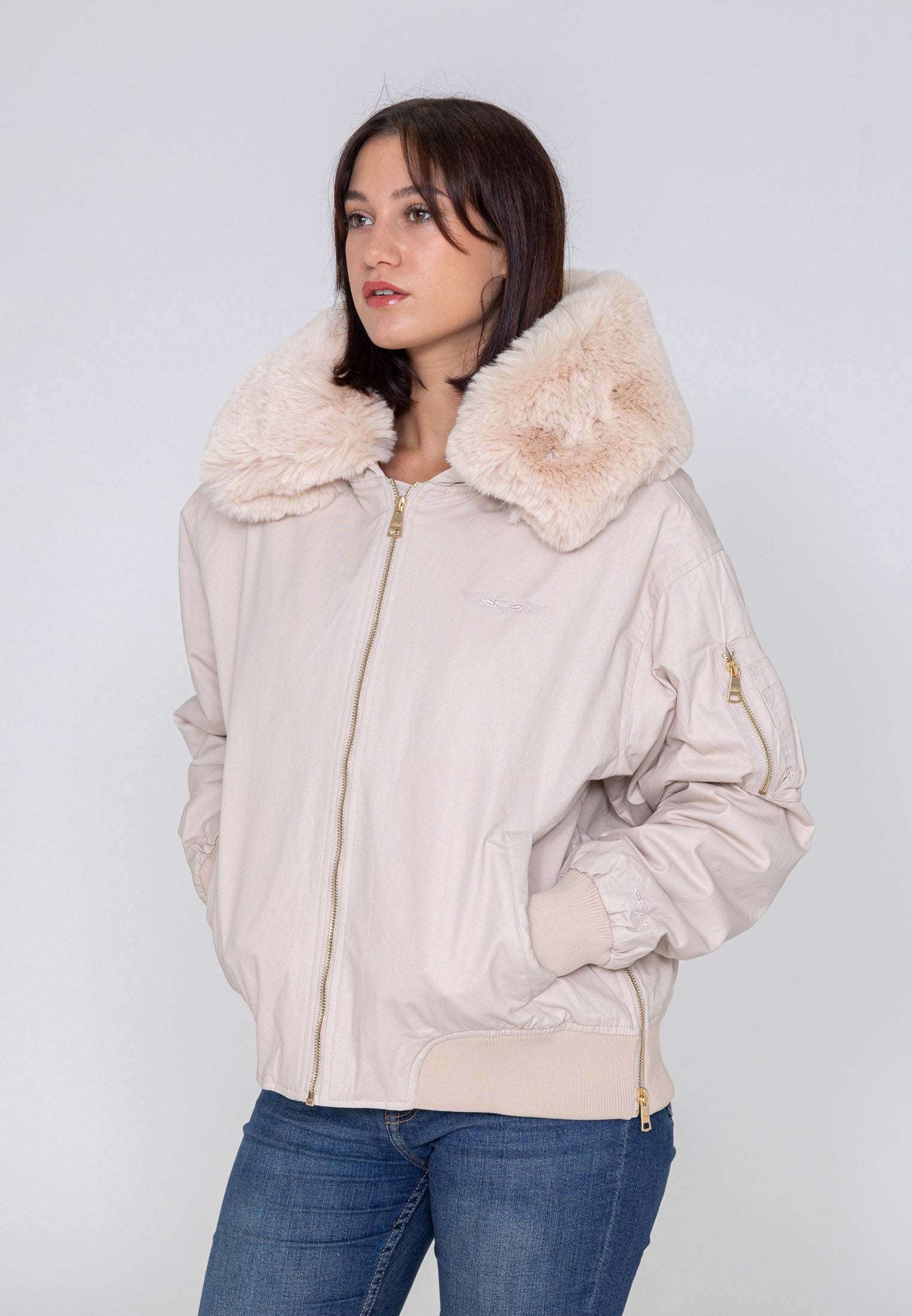 Ada W Bomber dans Vestes Cream Bombers Original