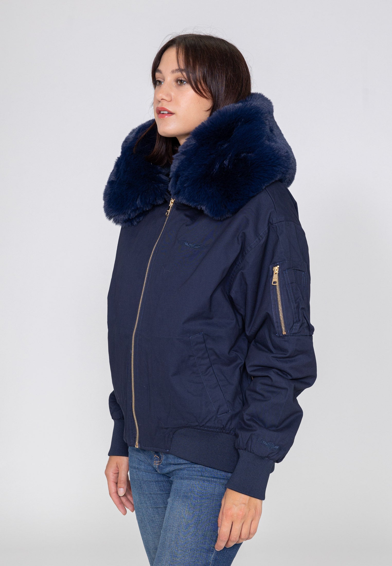 Ada W Bomber dans Vestes Navy Bombers Original