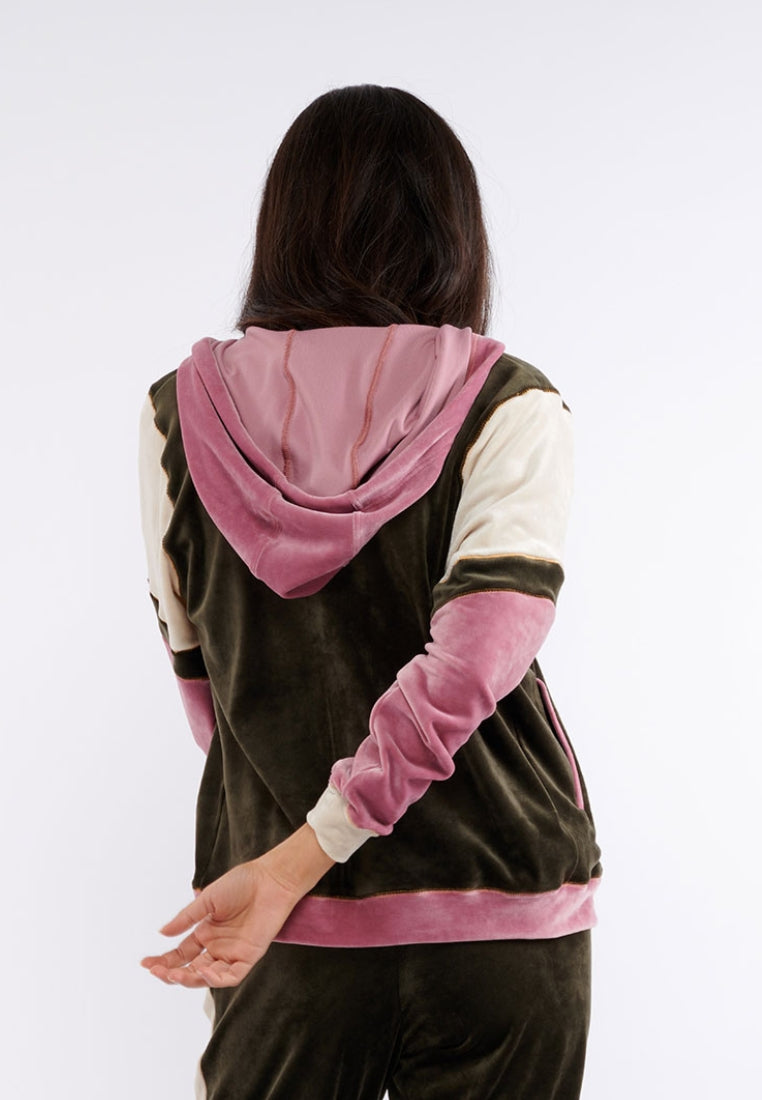 AIDEN-WILDLAKE Veste sweat kaki Vestes sweat Banana Moon