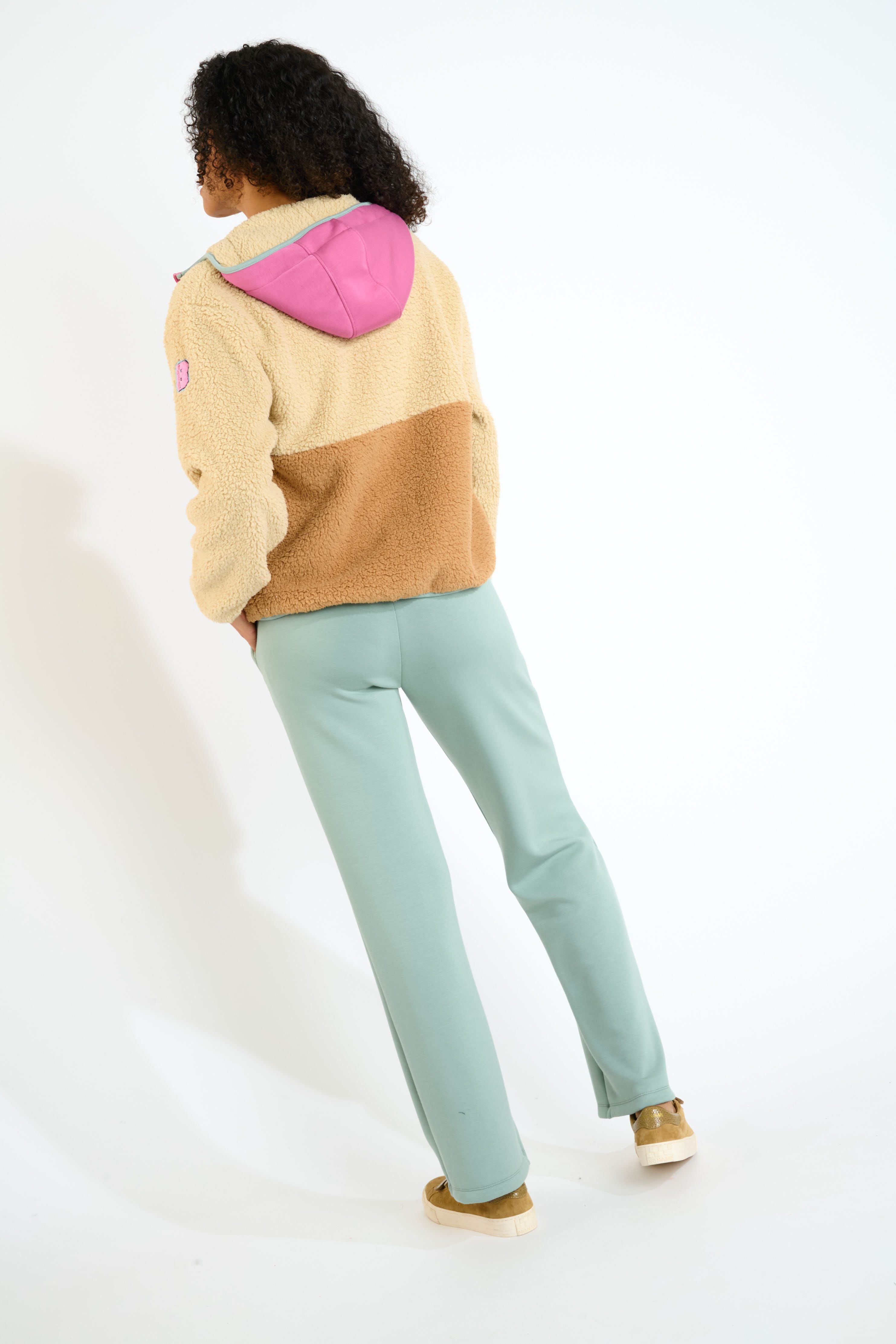 ALIMI-EAGLECRES Veste polaire en camel Vestes Banana Moon