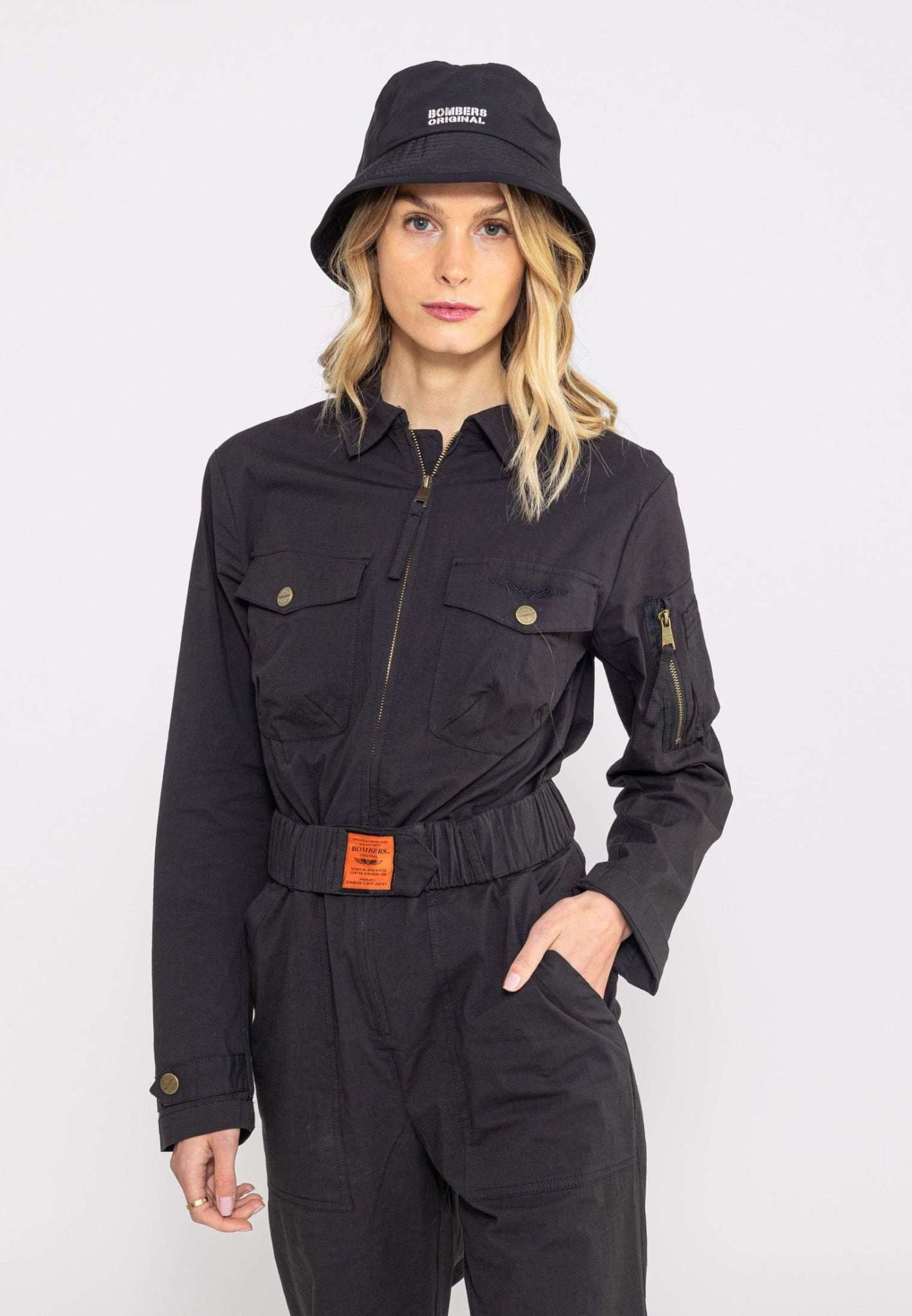 Combinaison All Over en noir Combinaison Bombers Original