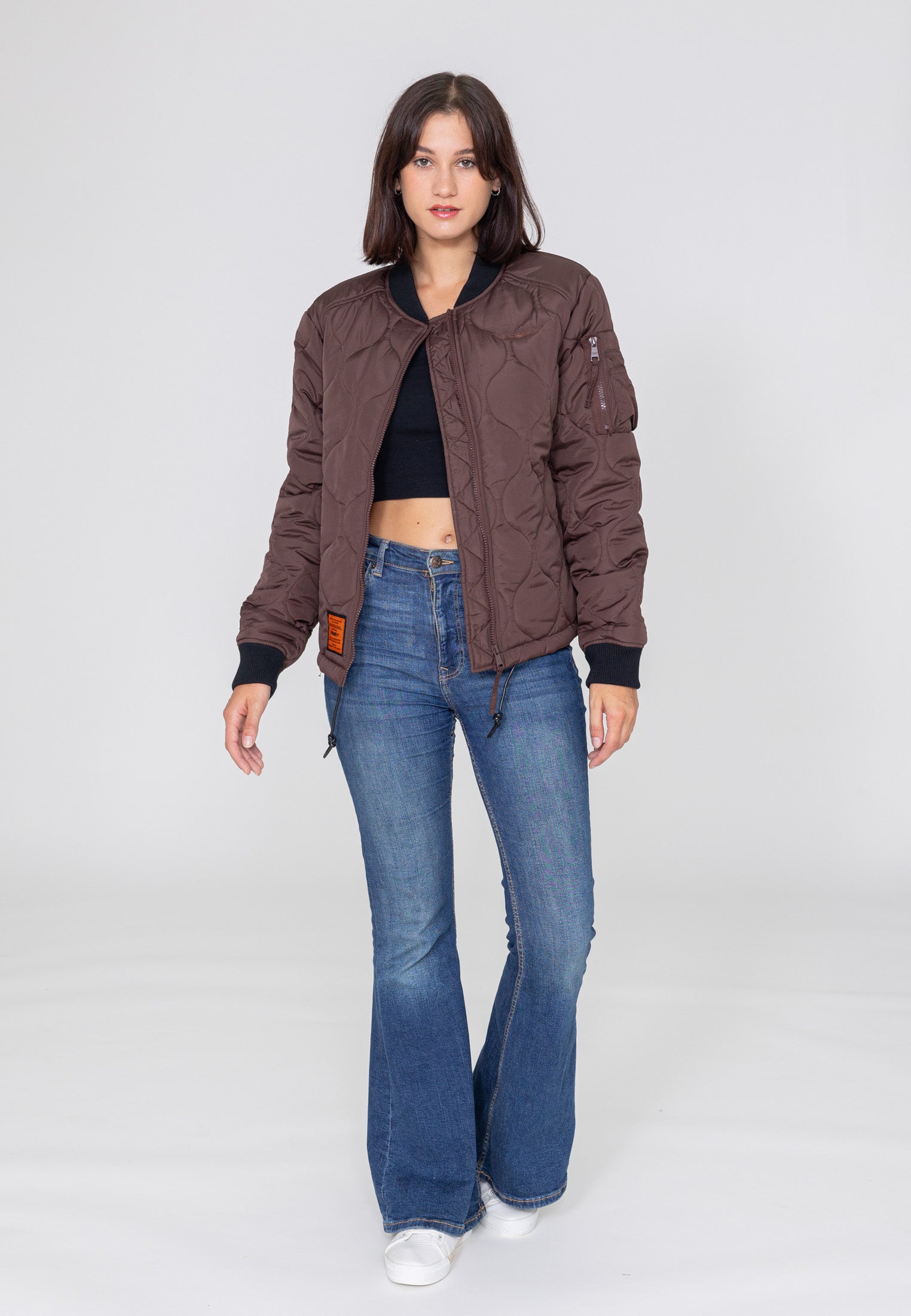Alton W Bomber dans Vestes Brown Bombers Original