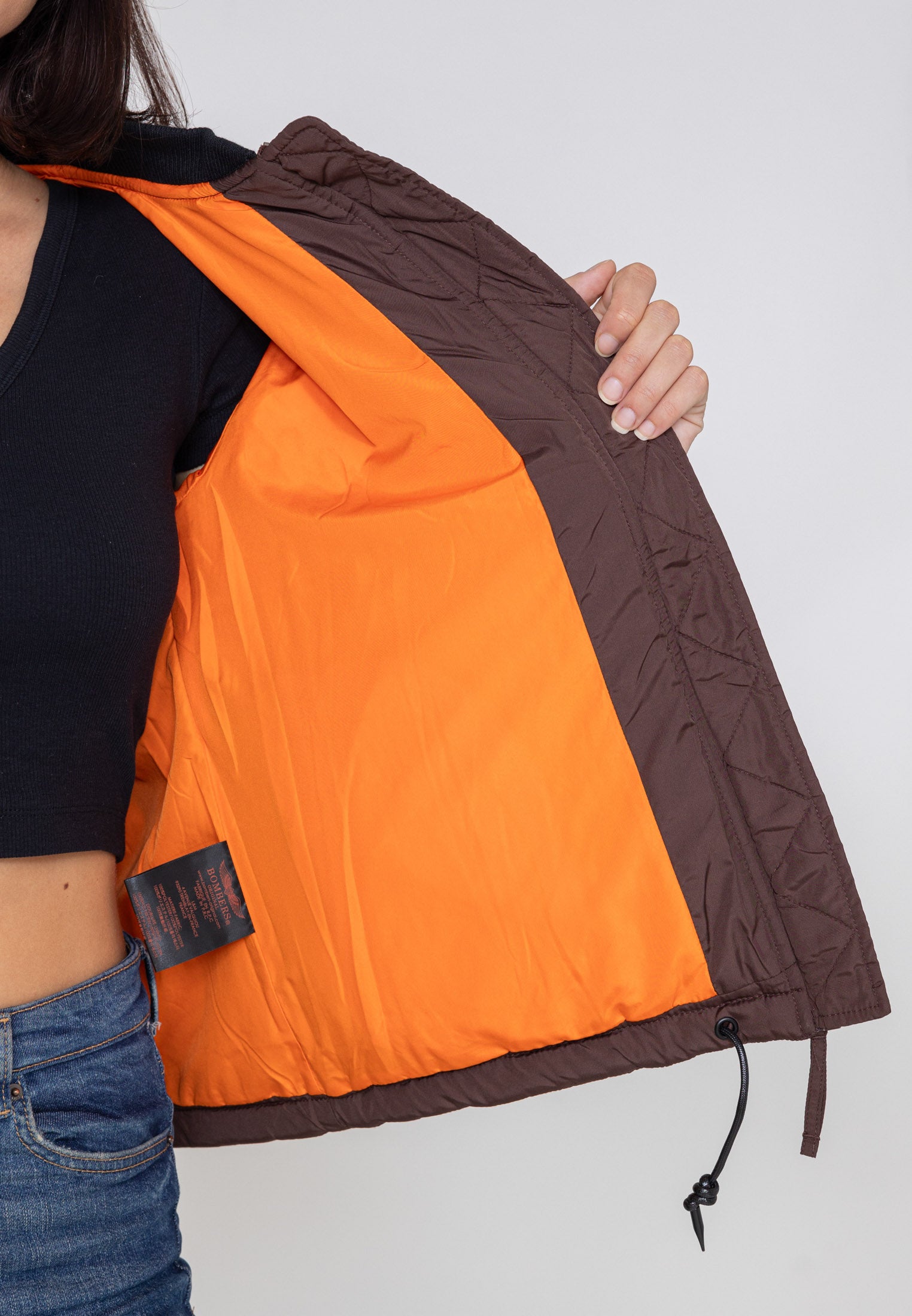 Alton W Bomber dans Vestes Brown Bombers Original