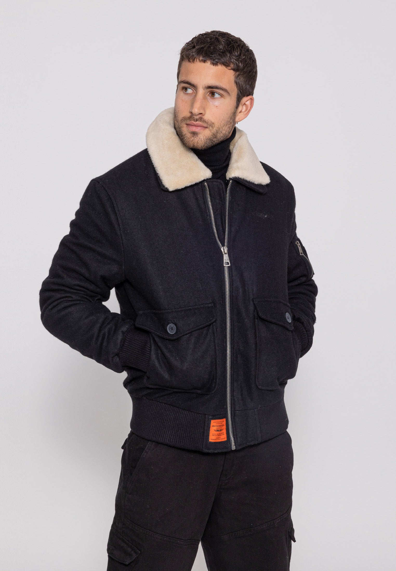 Aviator M Bomber dans Vestes Noir Bombers Original