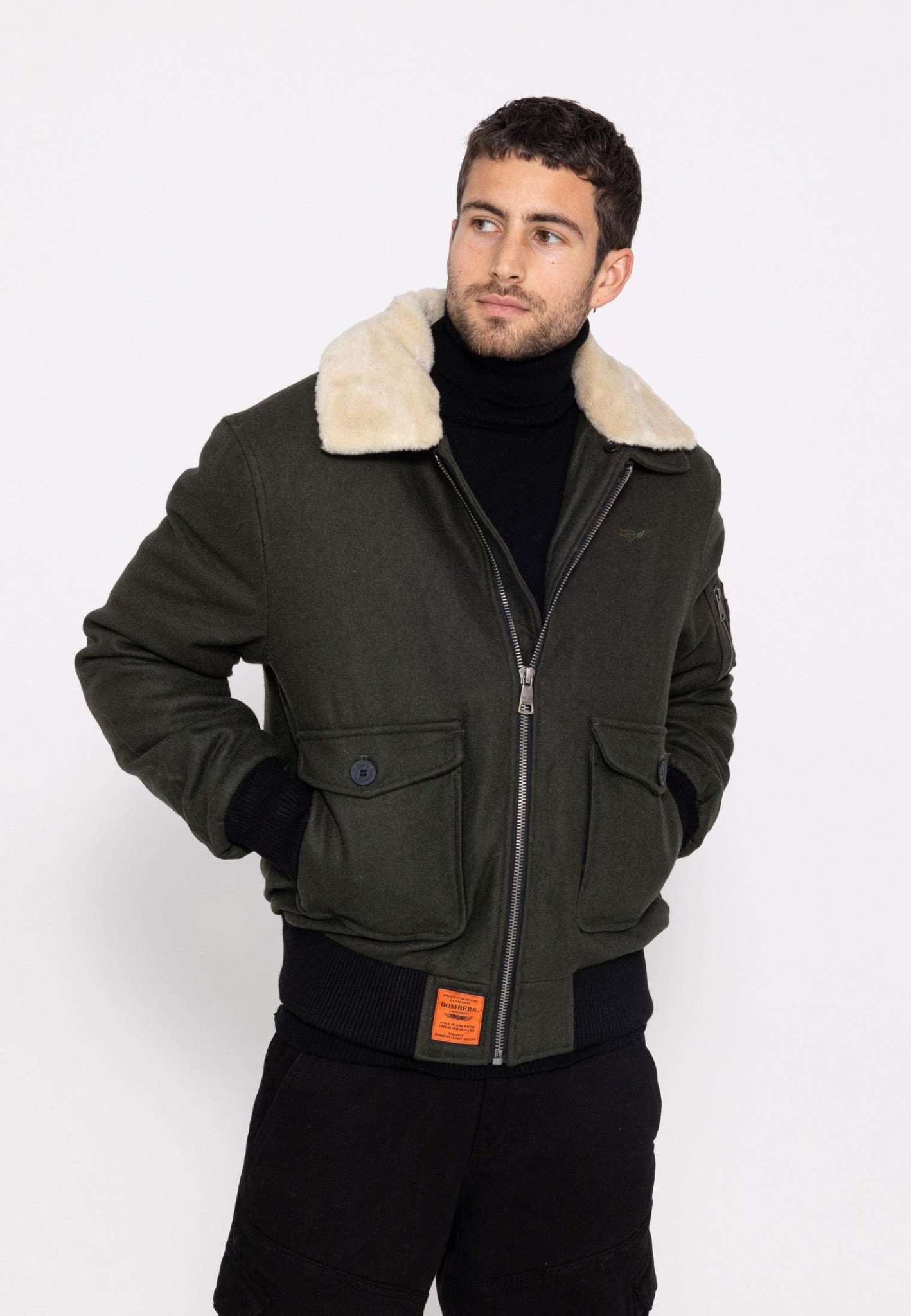 Aviator M Bomber dans Vestes Kaki Bombers Original