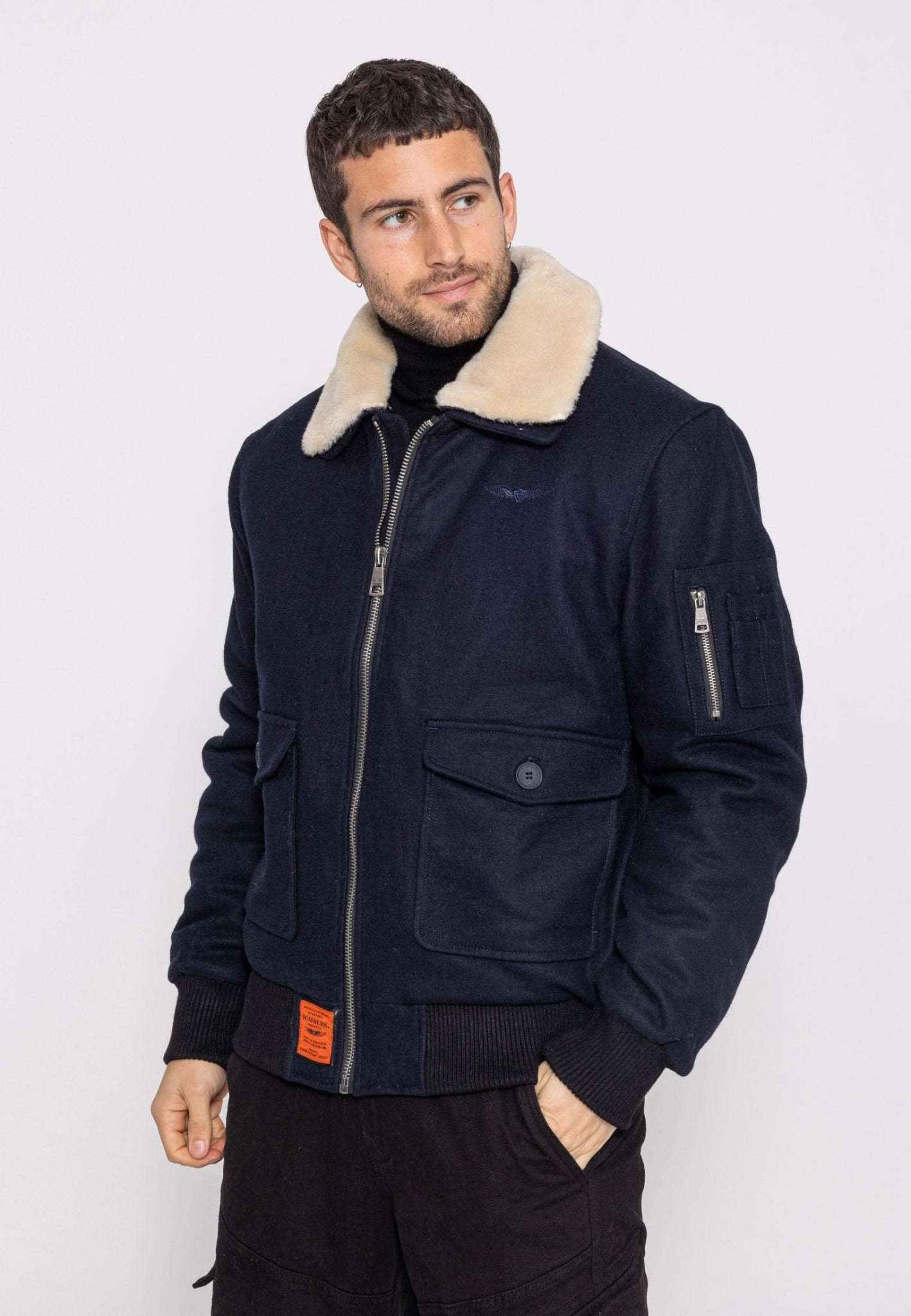 Aviator M Bomber dans Vestes Navy Bombers Original