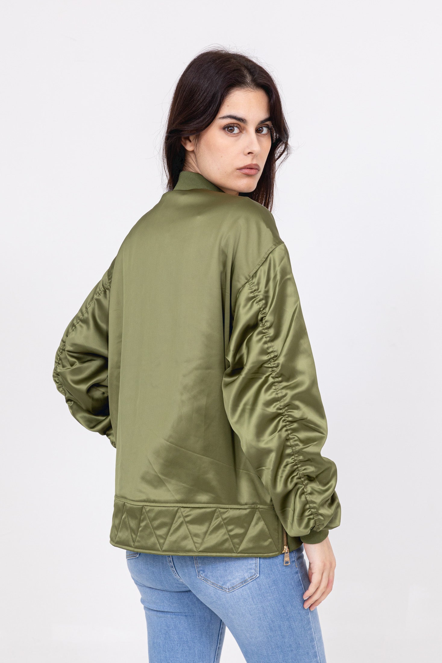 Ballerine W Bomber en Vestes Kaki Bombers Original