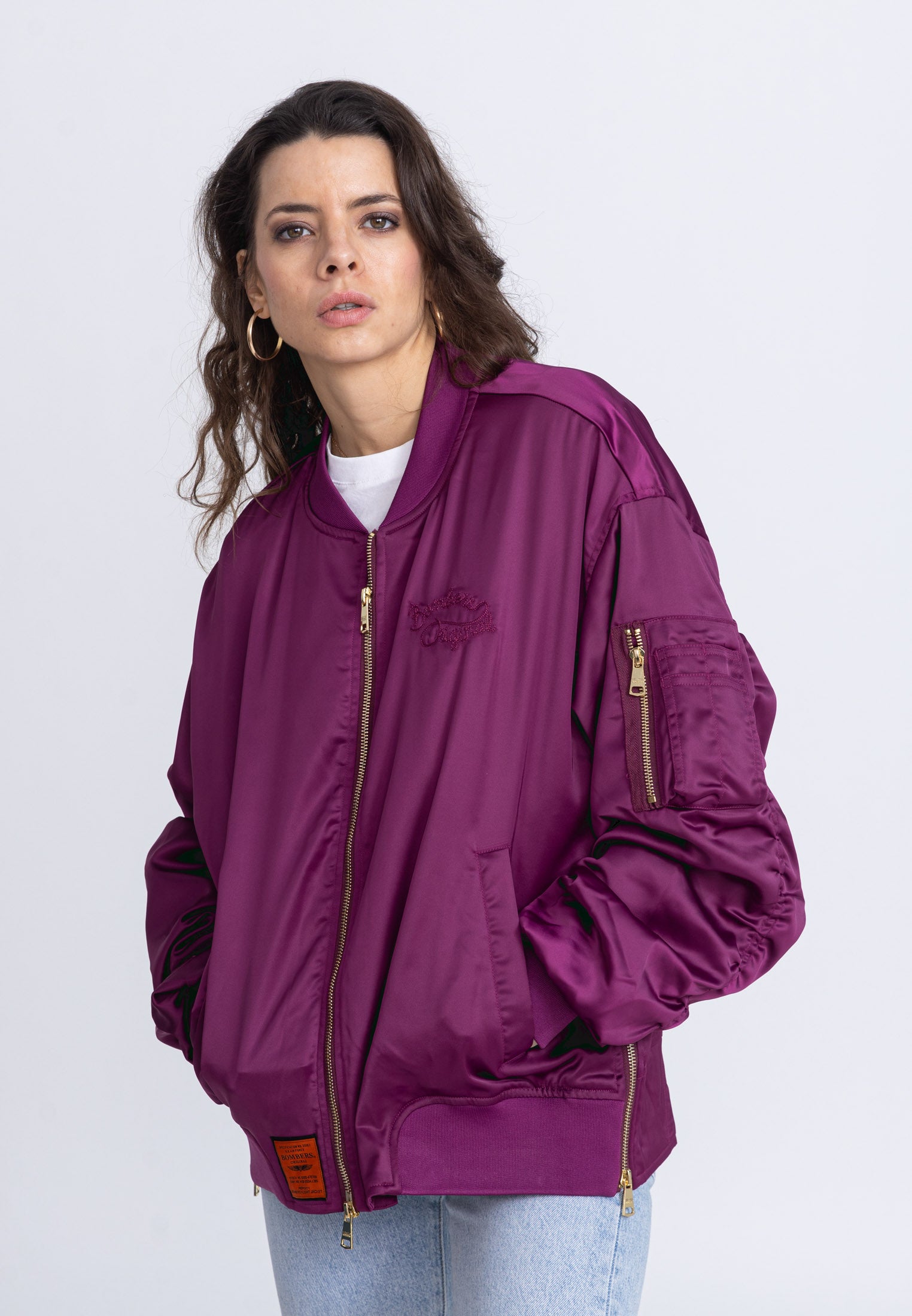 Ballerina W Bomber dans Vestes Purple Bombers Original