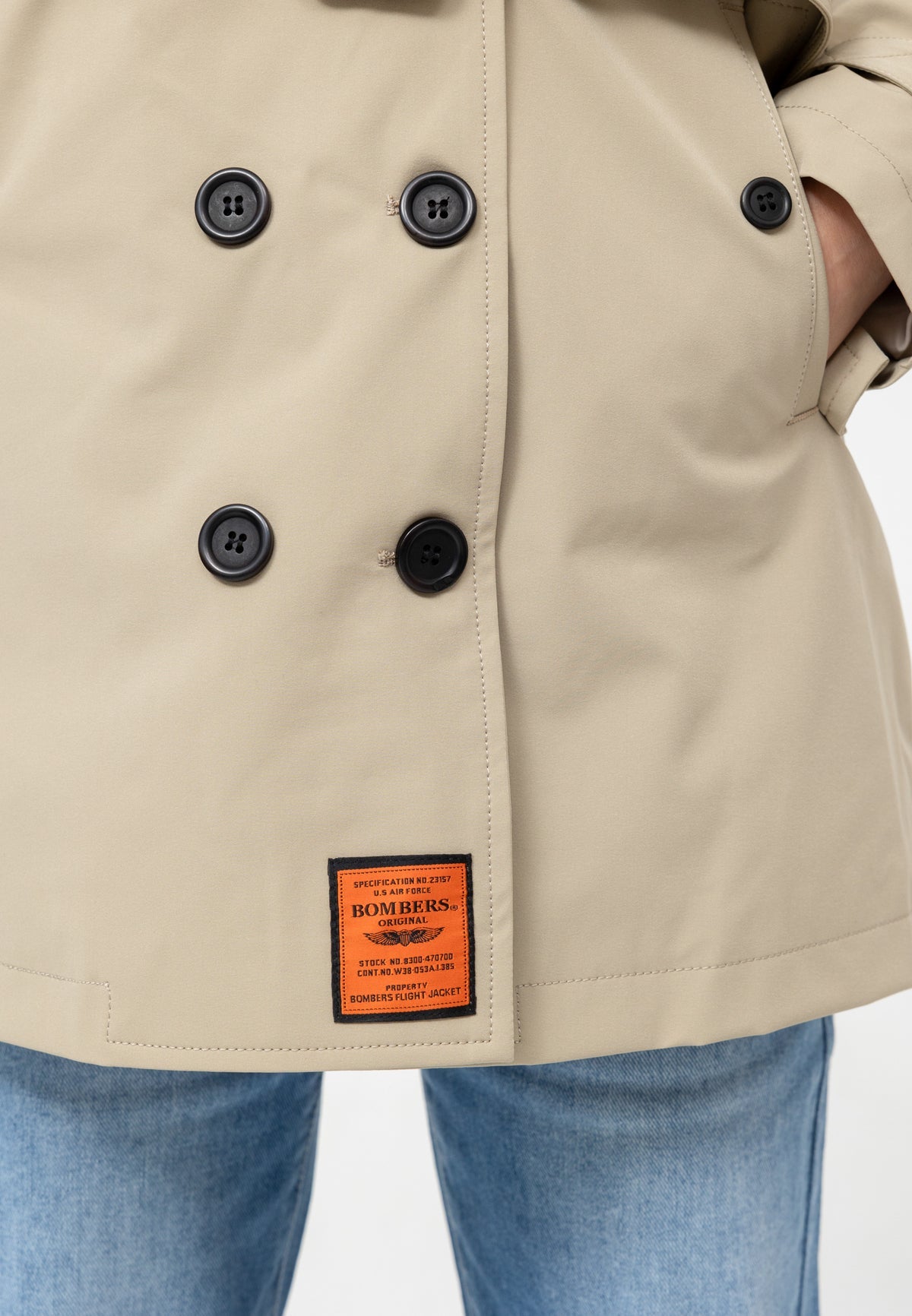 Trench-coat Birdy W en beige Vestes Bombers Original