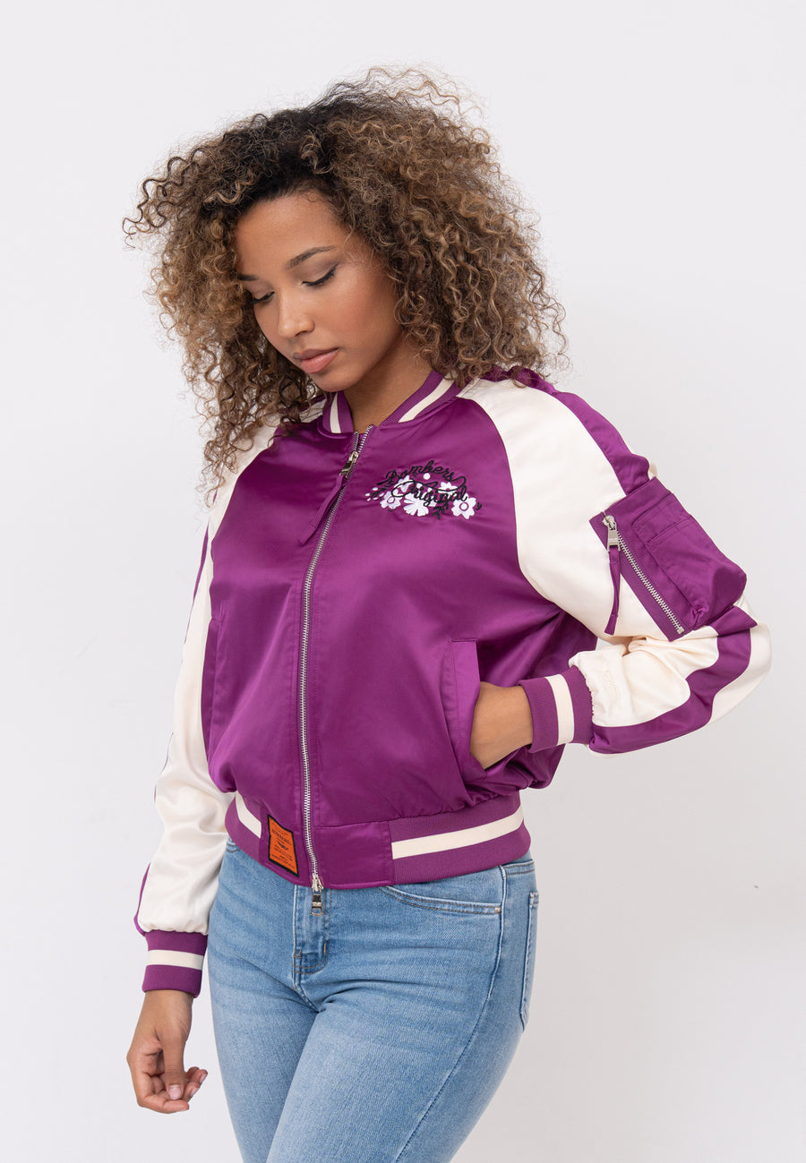 Breathe W Bombers in Purple Vestes Bombers Original