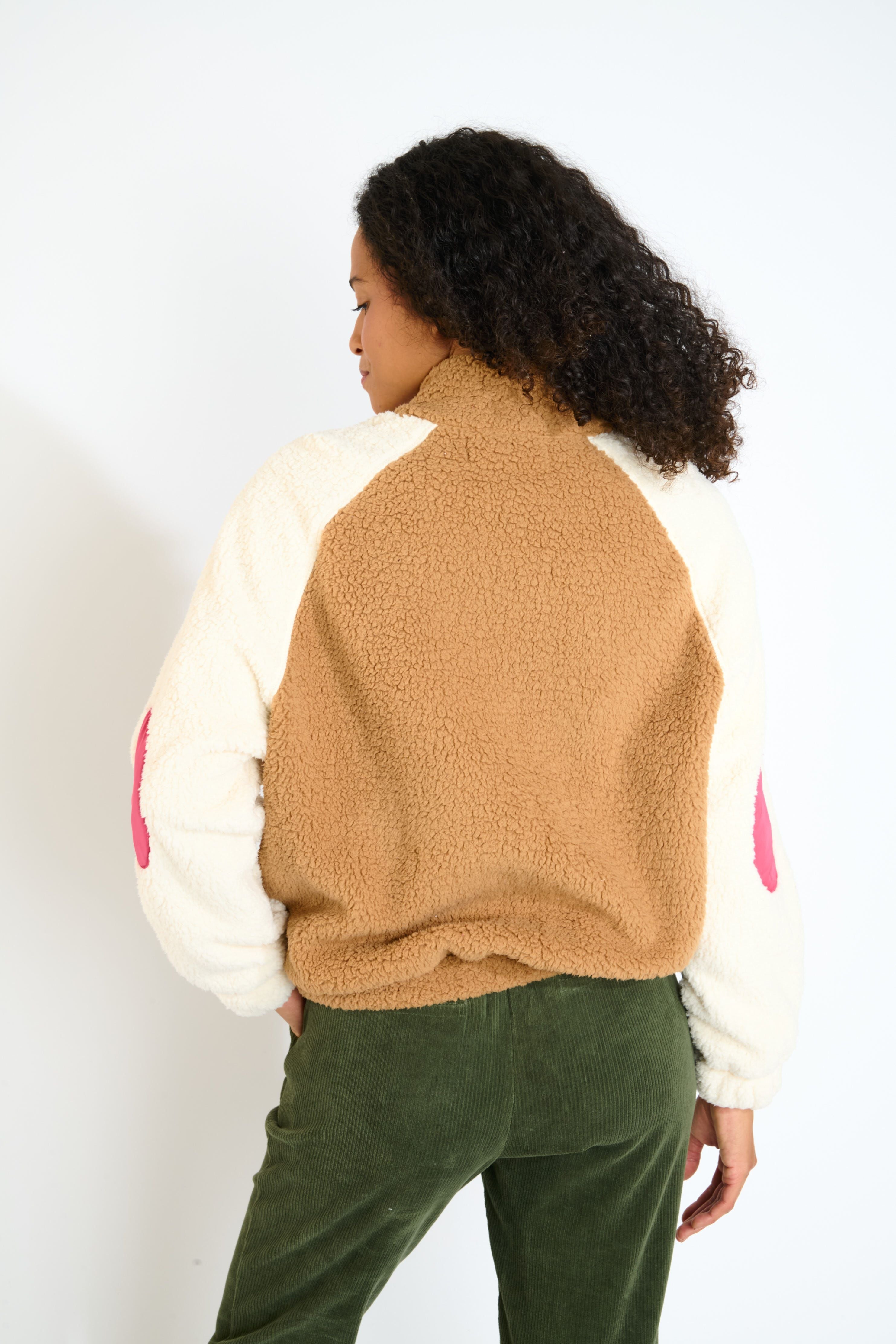 BREW-SKIWAX Sweat-shirt en camel Sweatshirts Banana Moon