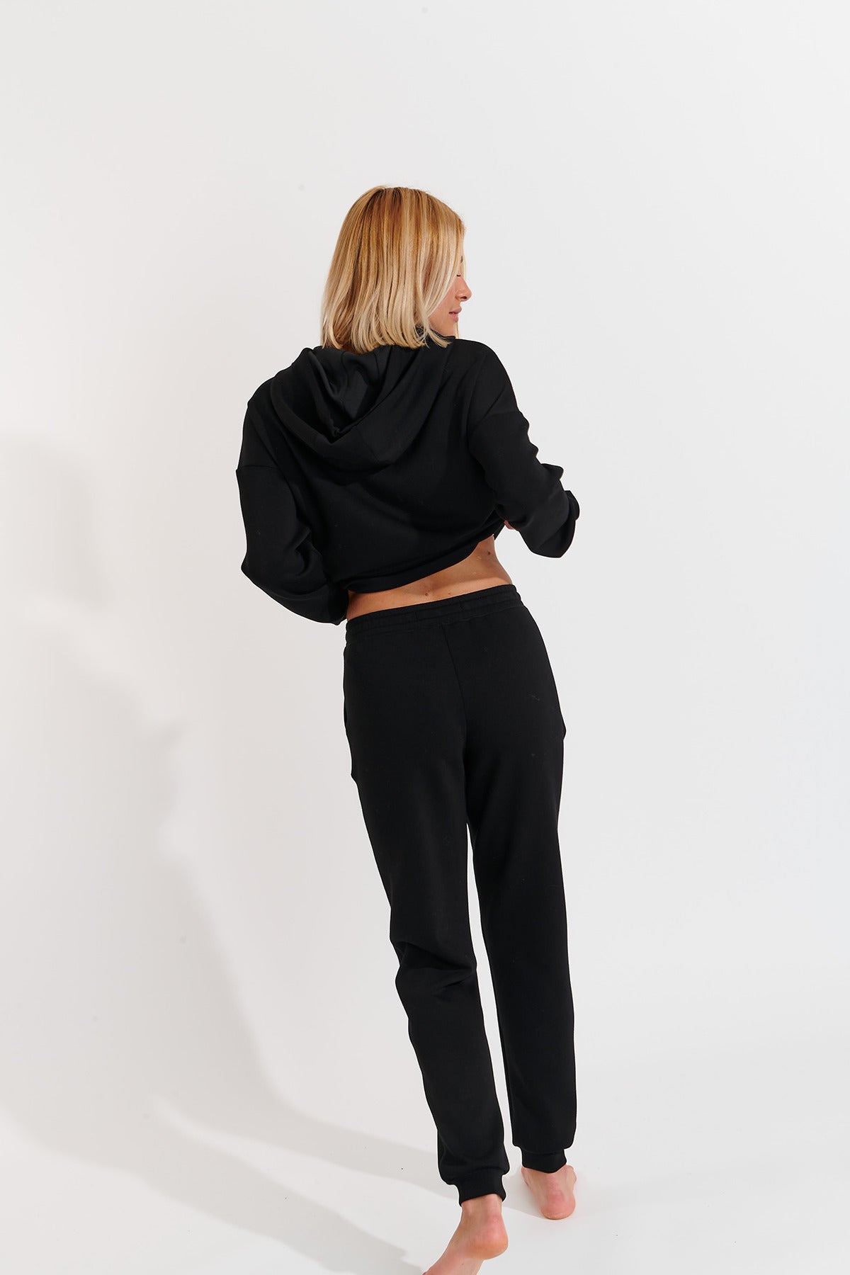 BROOKS-BAYJOY Sweat à capuche en noir Sweat à capuche Banana Moon