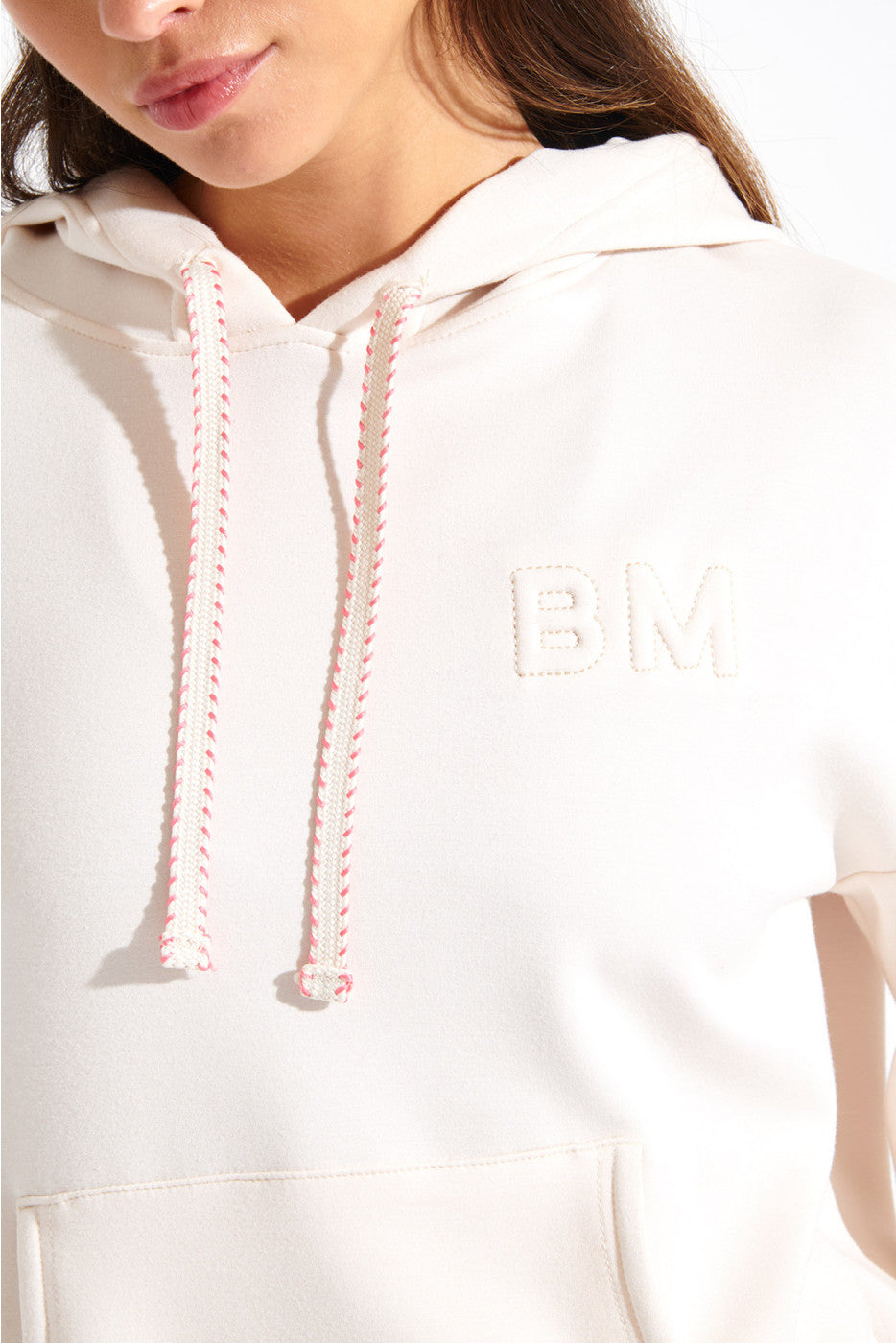 BROOKS-BAYJOY Sweat à capuche crème Sweat à capuche Banana Moon
