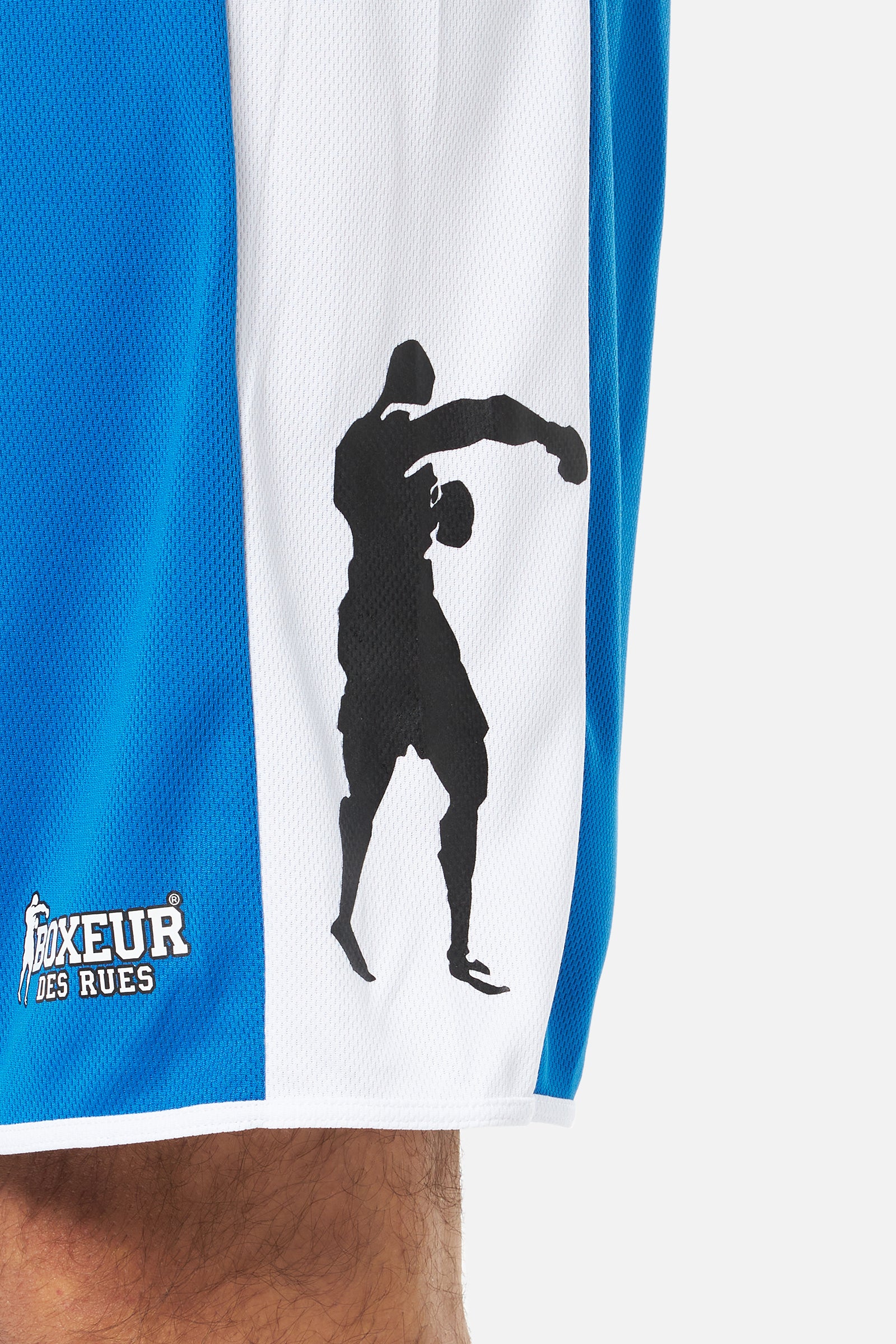 Soccer Basic Short dans Azure Short Boxeur des Rues