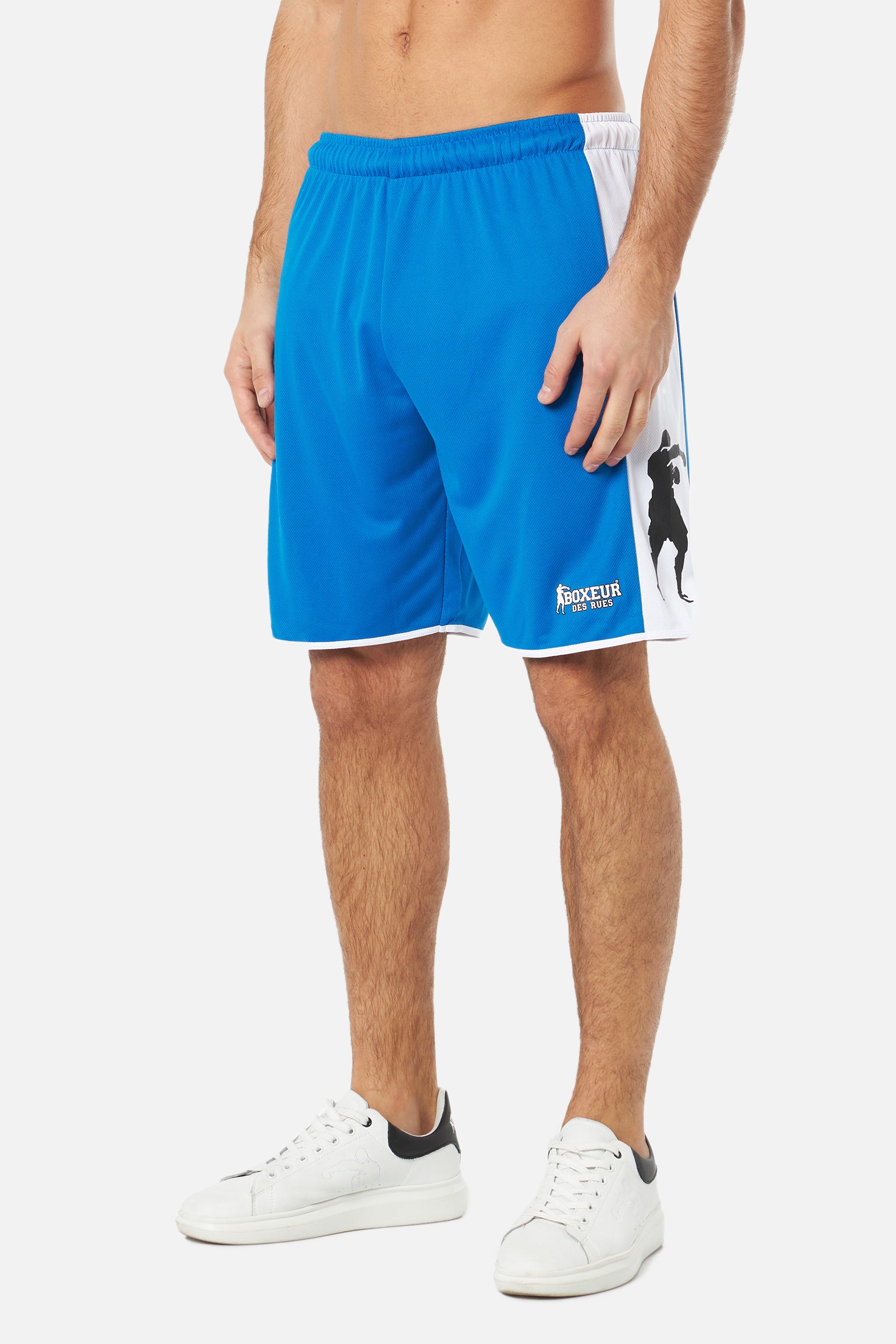 Soccer Basic Short dans Azure Short Boxeur des Rues