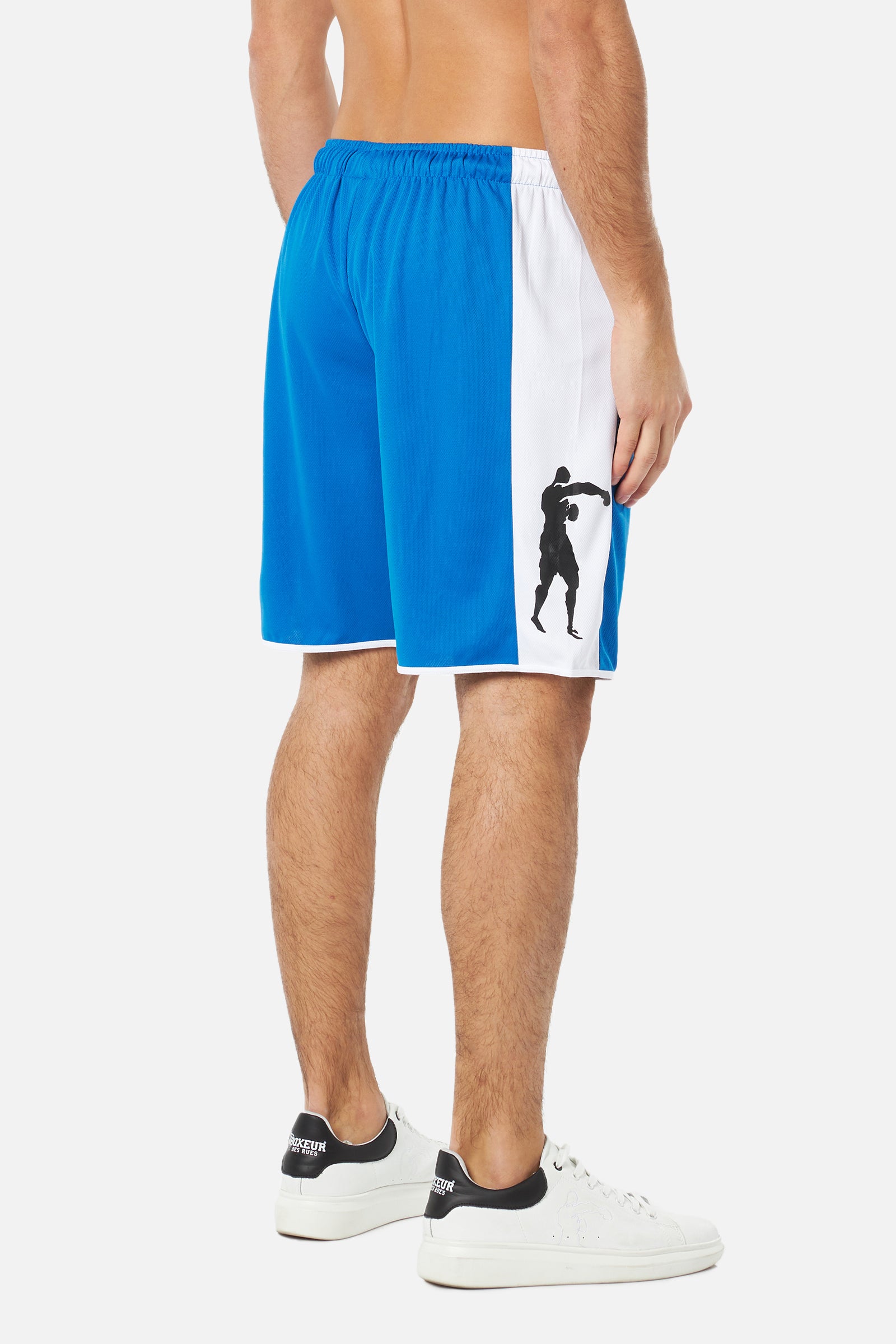 Soccer Basic Short dans Azure Short Boxeur des Rues