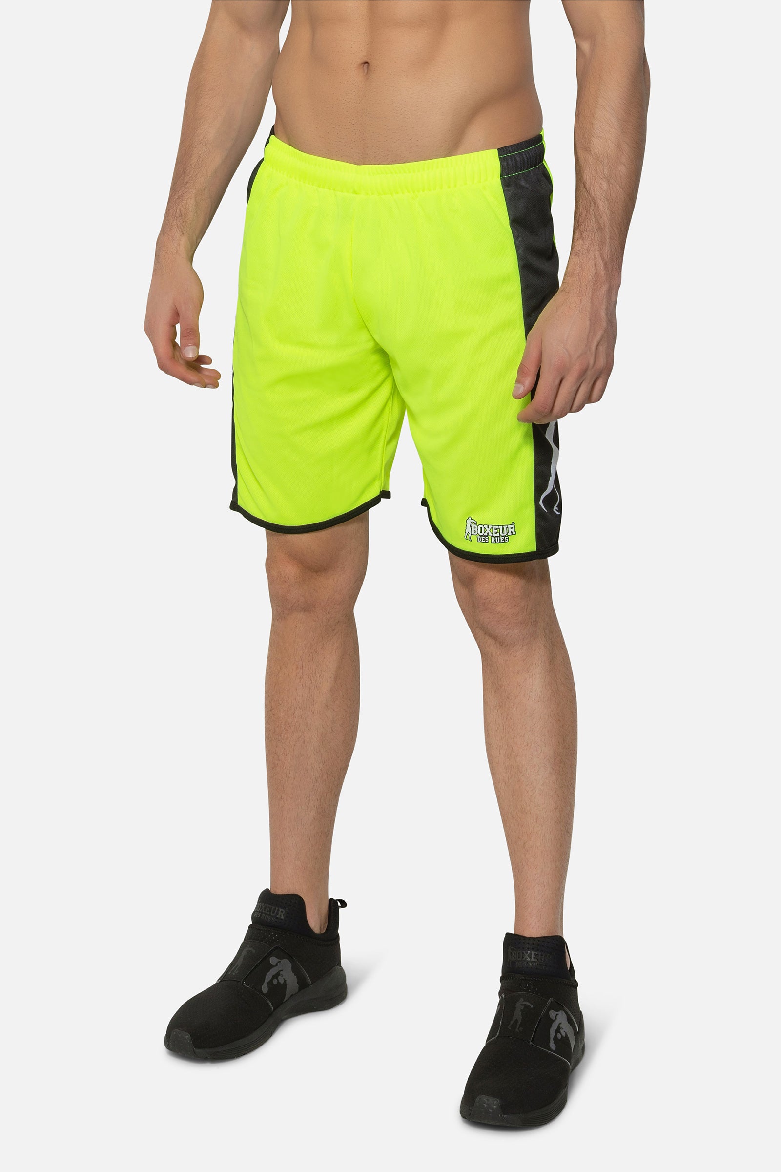 Soccer Basic Short en jaune Short Boxeur des Rues