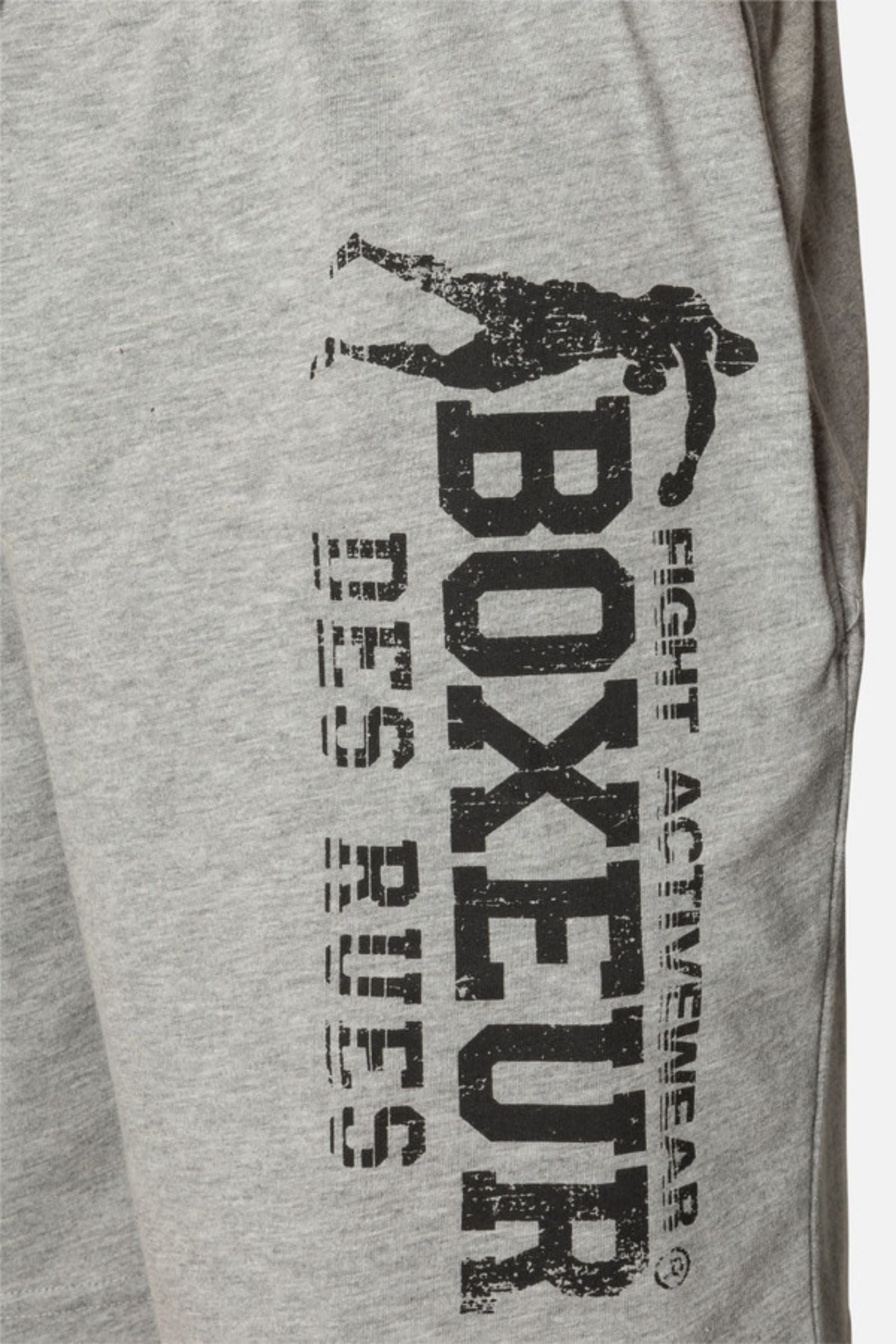 Short d'entraînement Big Print en gris Mel Short Boxeur des Rues