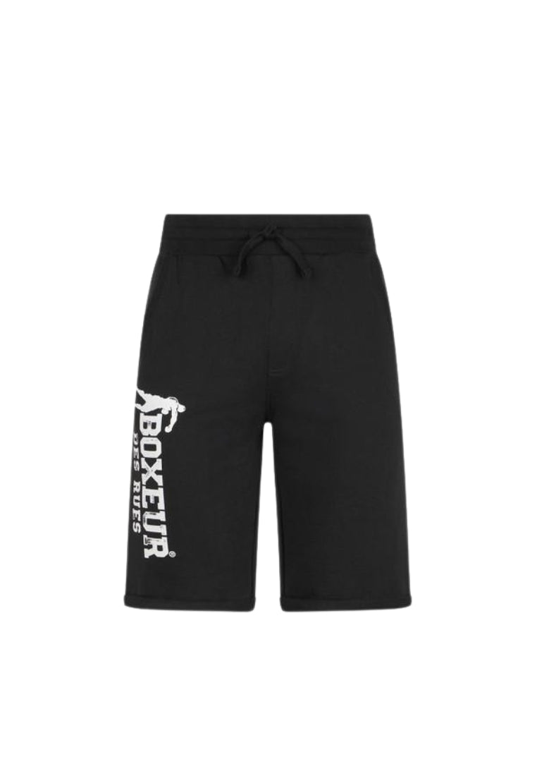 Basic Short Sweatpants en noir-blanc Short Boxeur des Rues