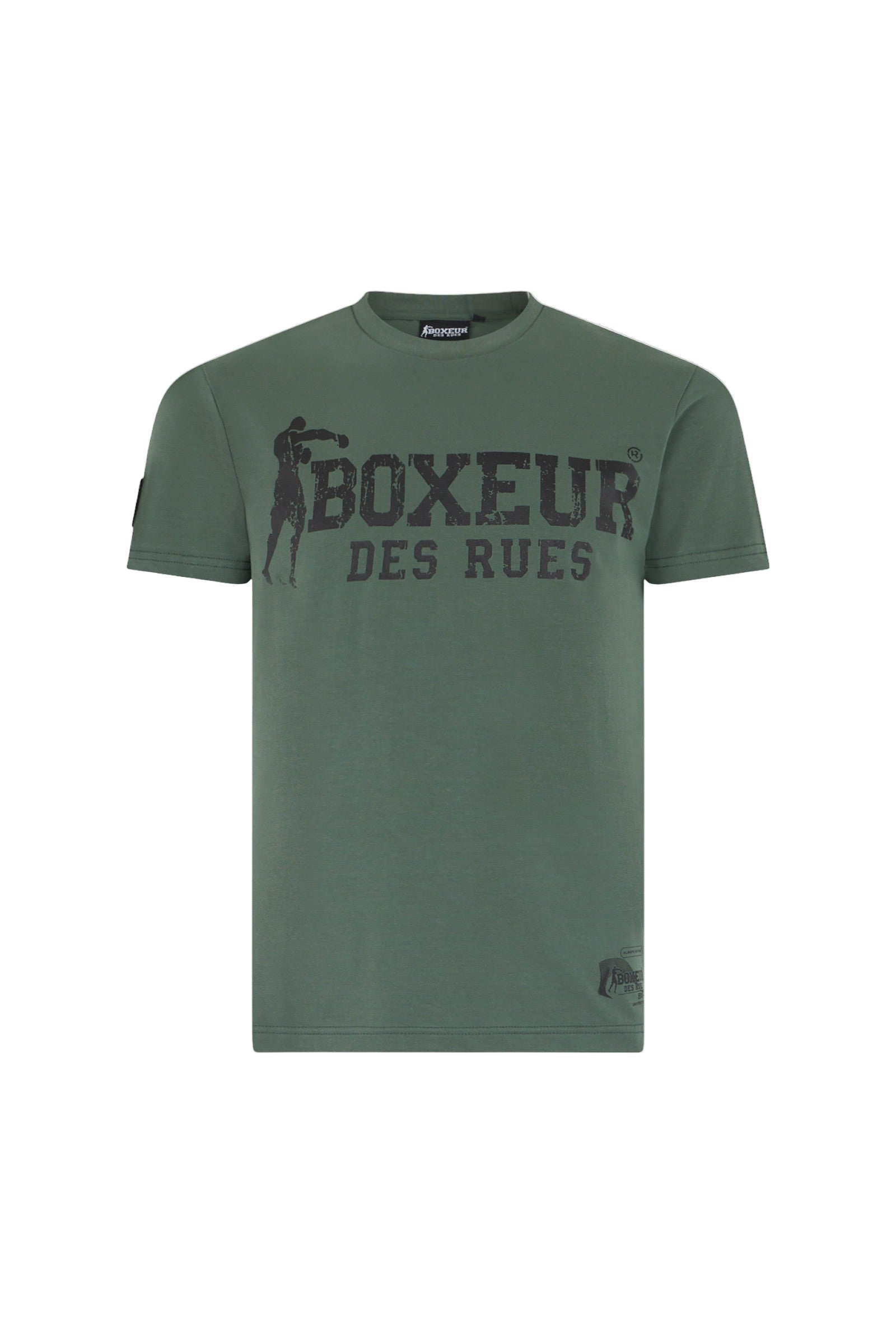 T-shirt Boxeur Street 2 en Sage T-shirts Boxeur des Rues