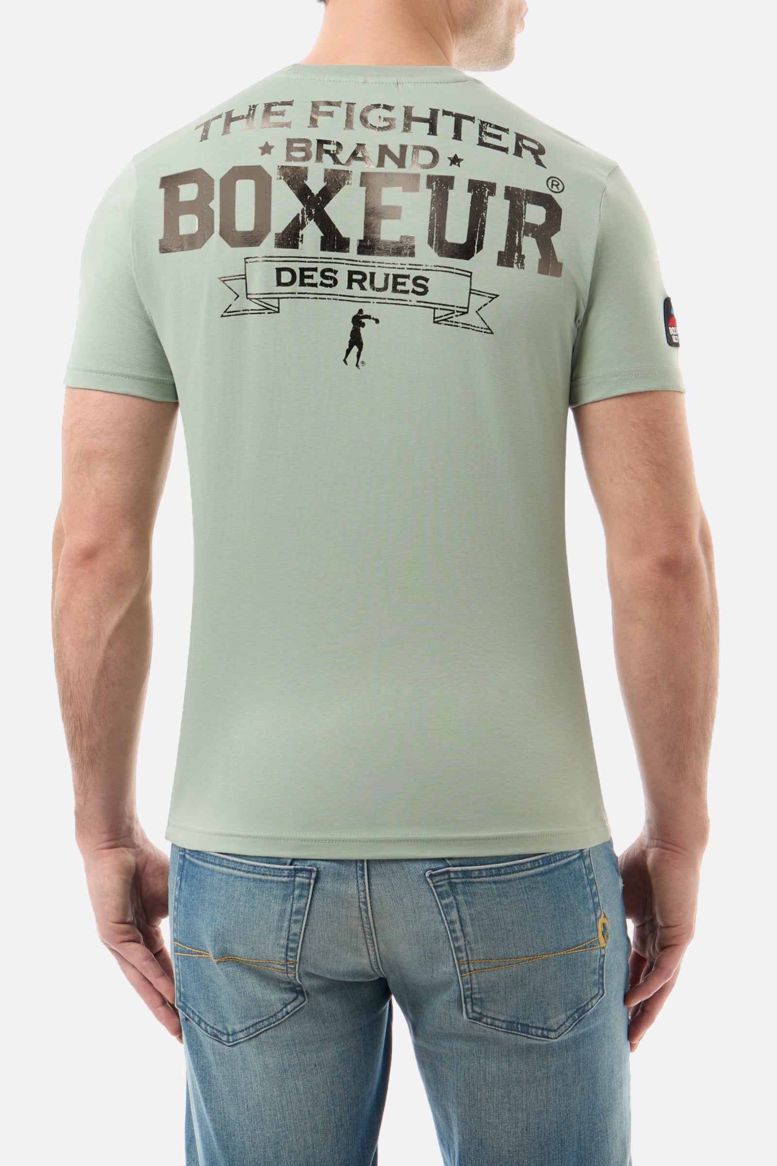 T-shirt Boxeur Street 2 en Sage