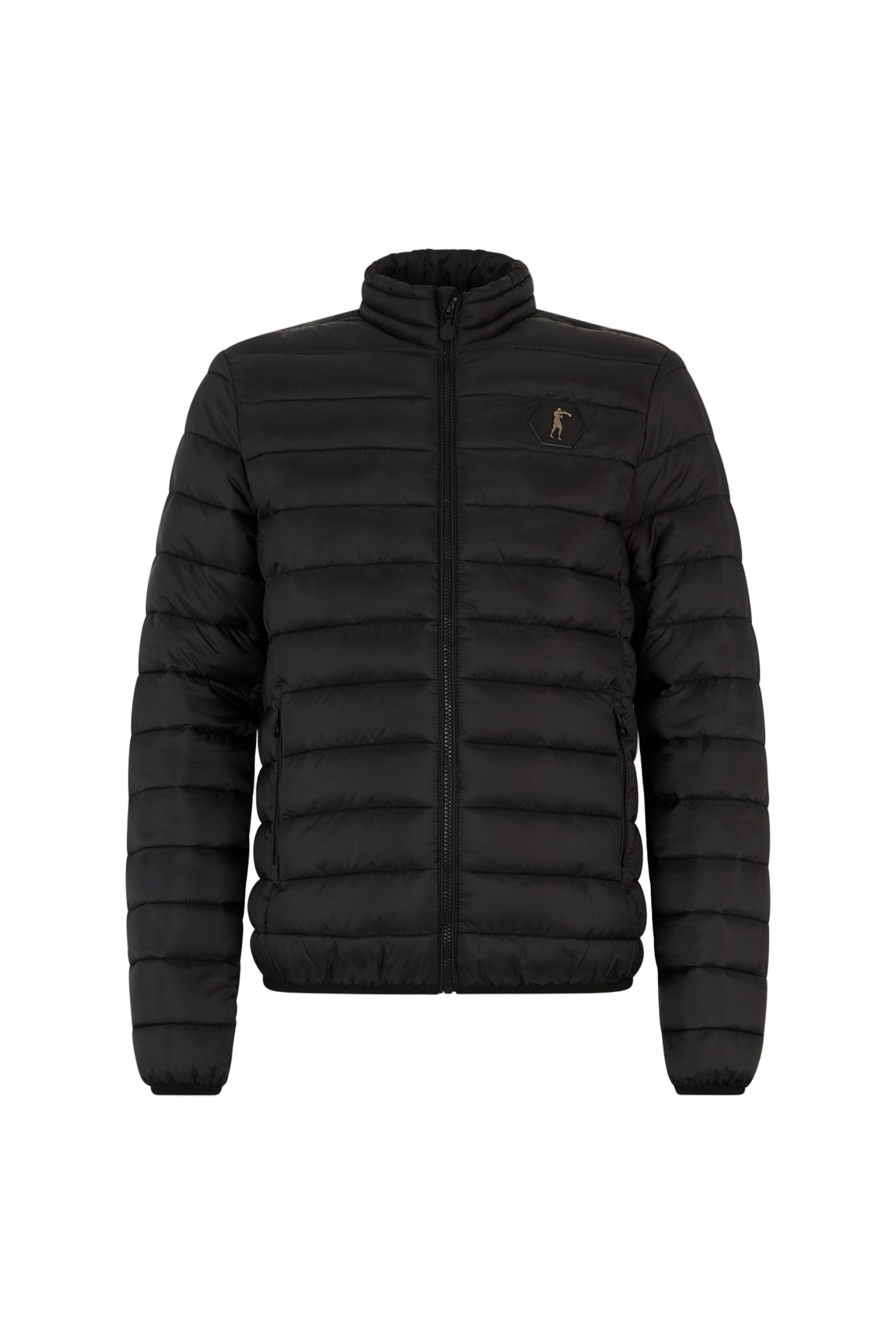 Veste Padded High Neck in Black Vestes Boxeur des Rues