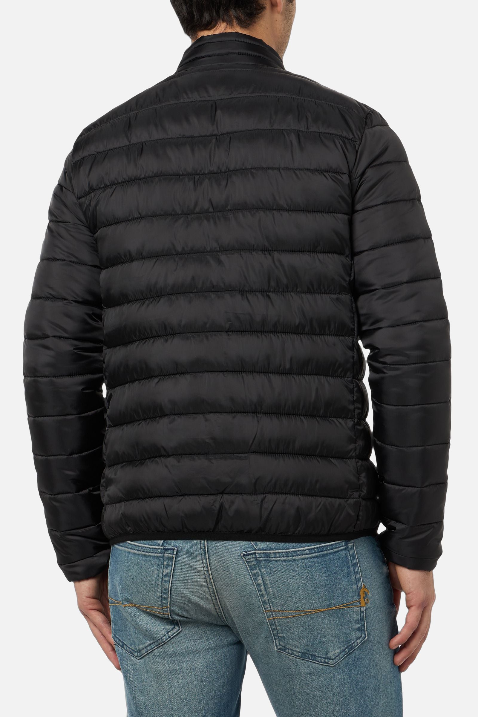 Veste Padded High Neck in Black Vestes Boxeur des Rues