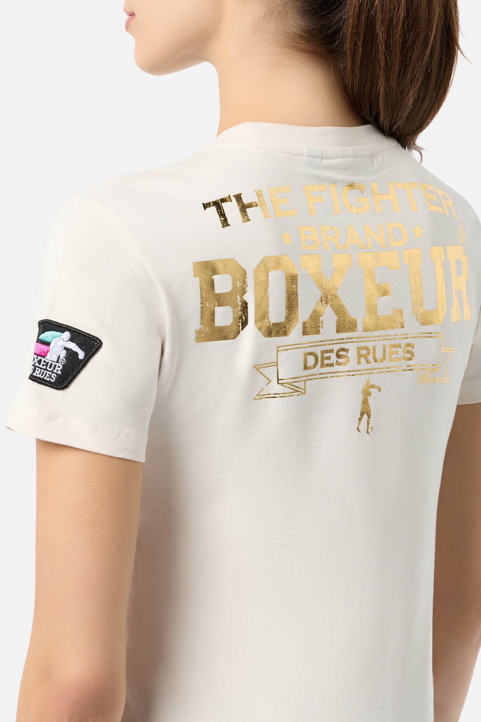 T-shirt Iconic Logo en beurre