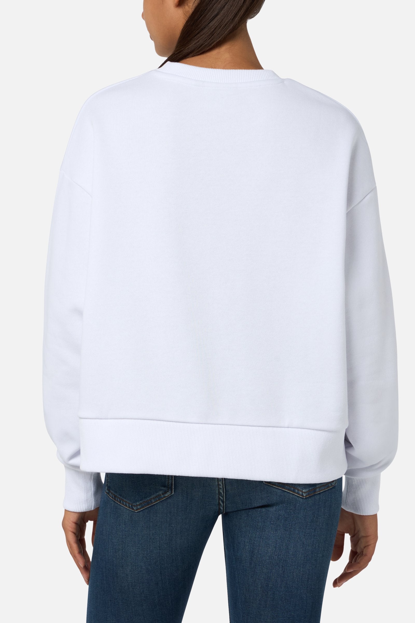 Sweat-shirt ras du cou en blanc Sweatshirts Boxeur des Rues
