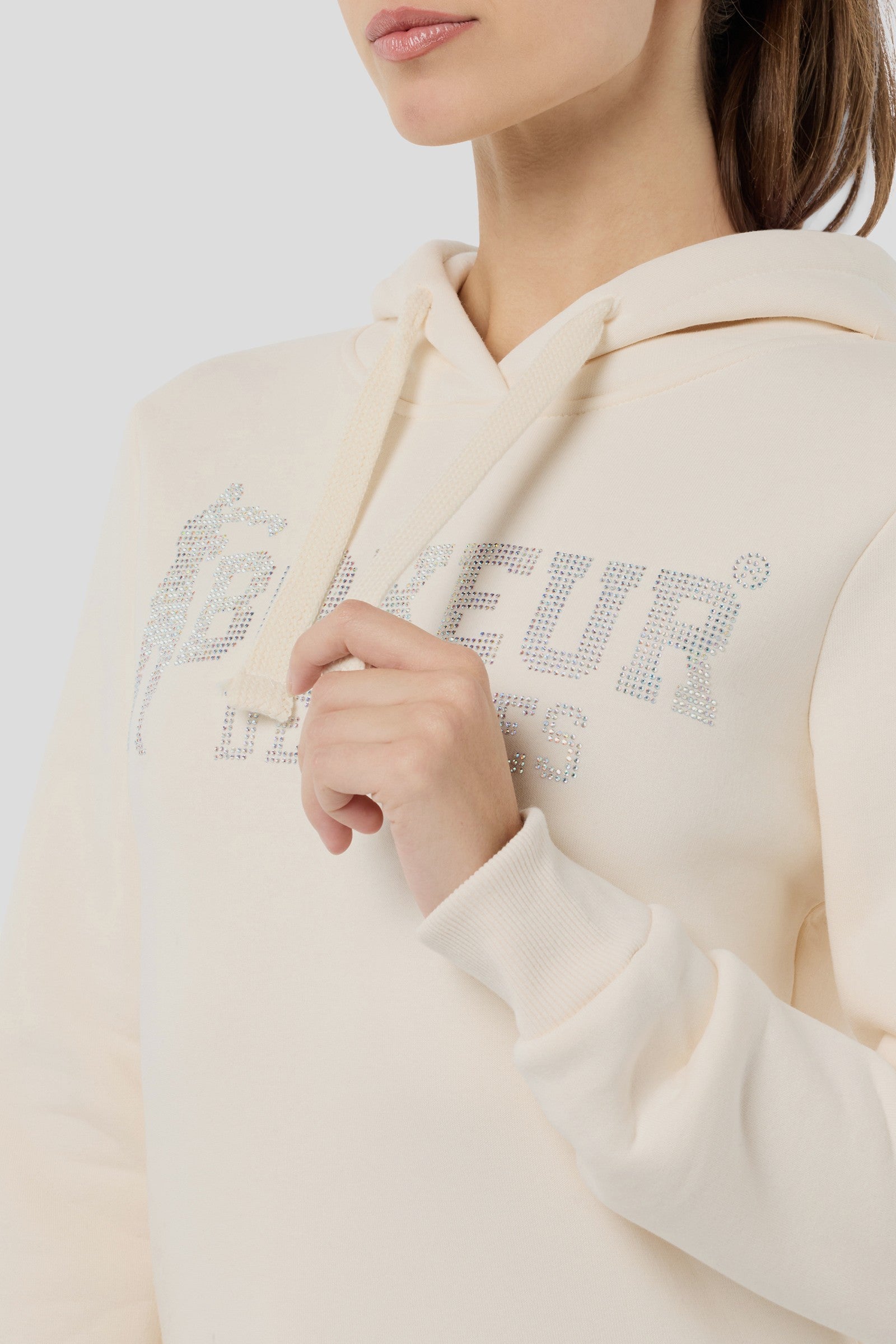 Sweat à capuche pour femme en beurre