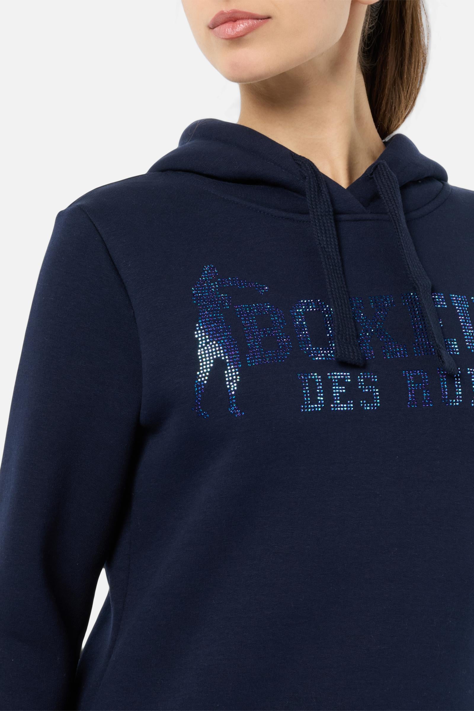 Sweat à capuche femme en Midnight