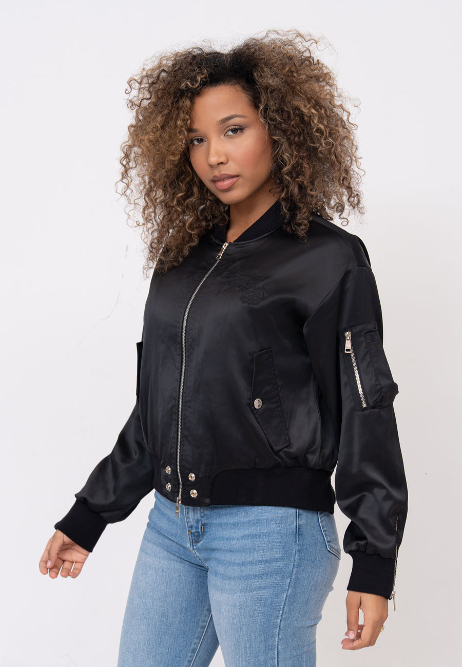 Daily Rose W Bombers in Black Vestes Bombers Original