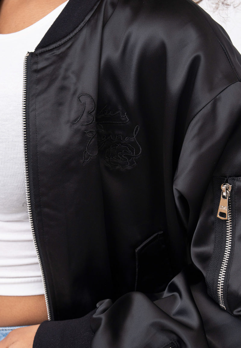 Daily Rose W Bombers in Black Vestes Bombers Original