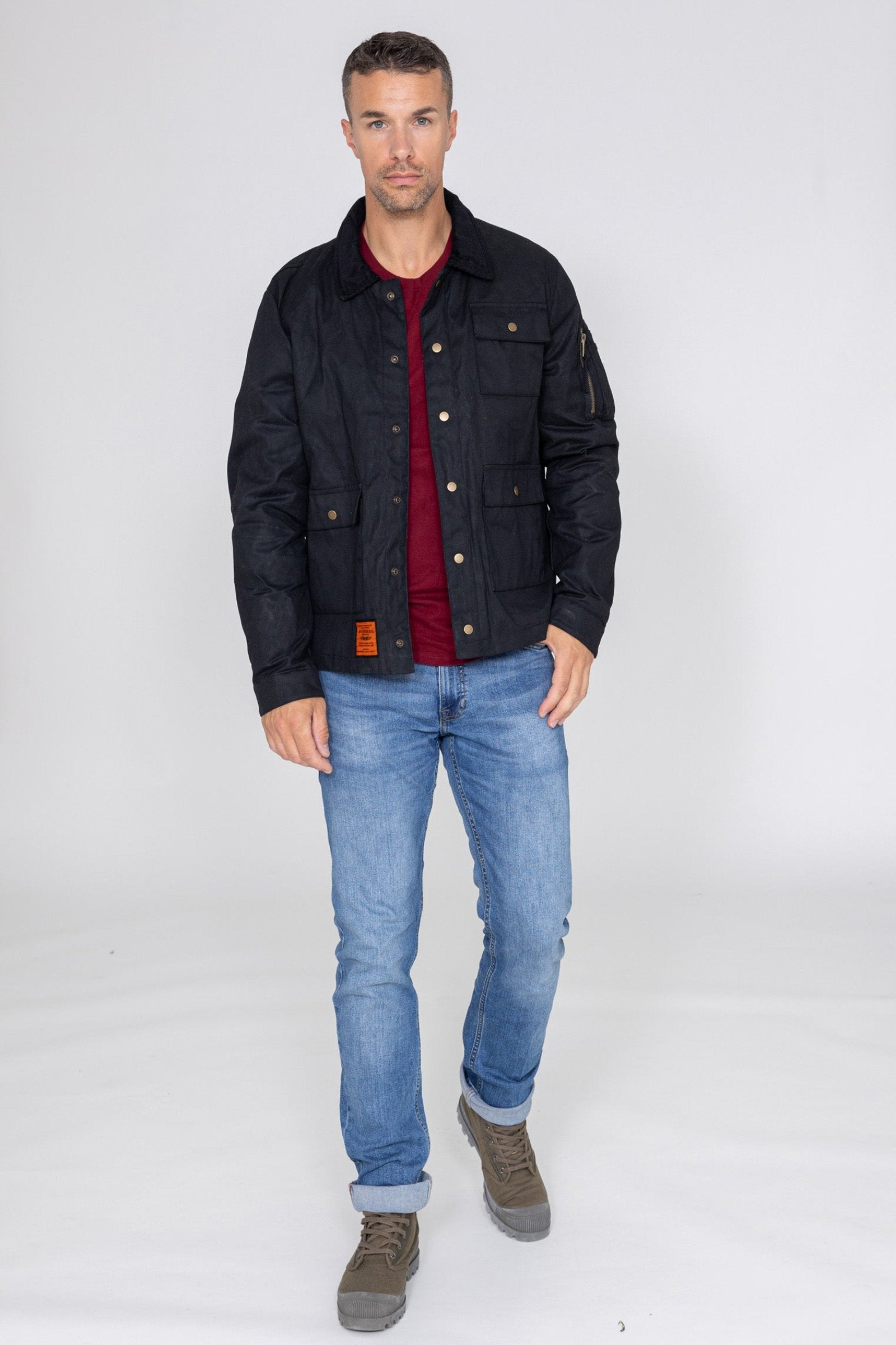 Veste de campagne Dakota M à Black Vestes Bombers Original