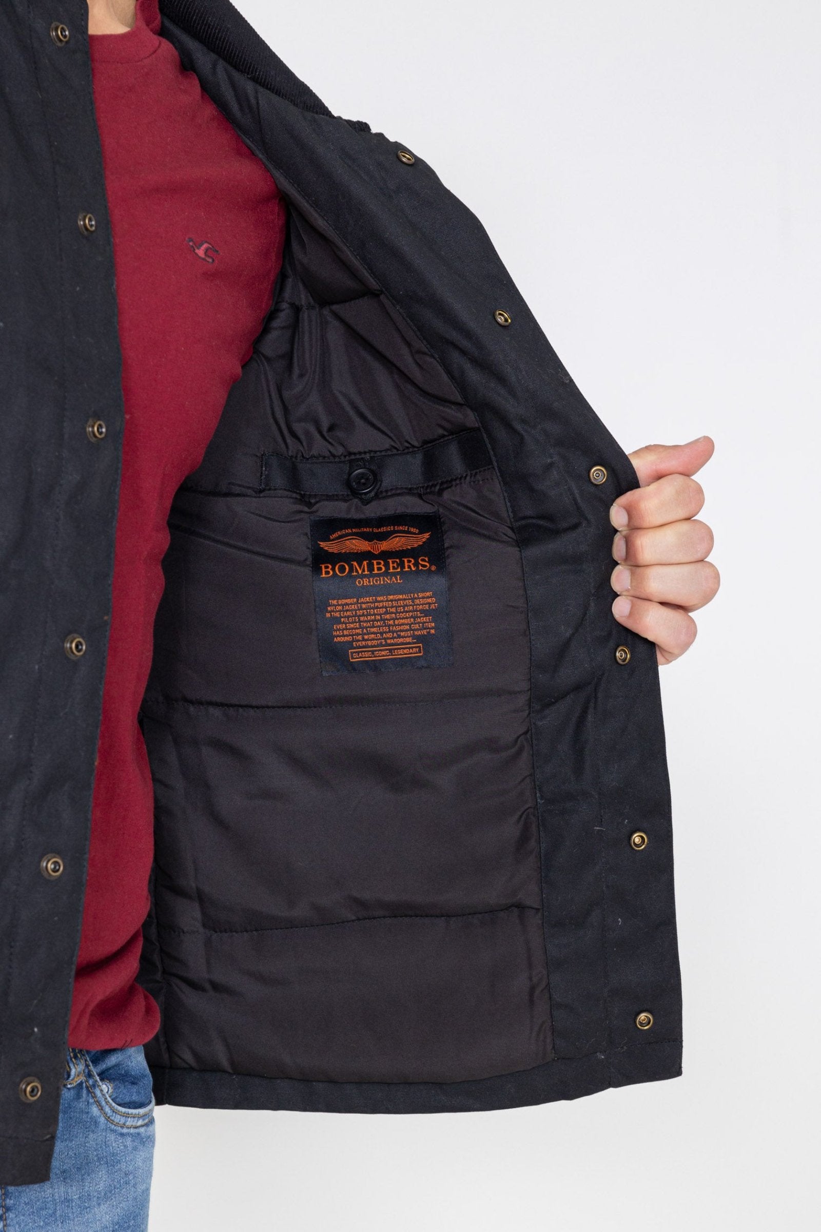 Veste de campagne Dakota M à Black Vestes Bombers Original