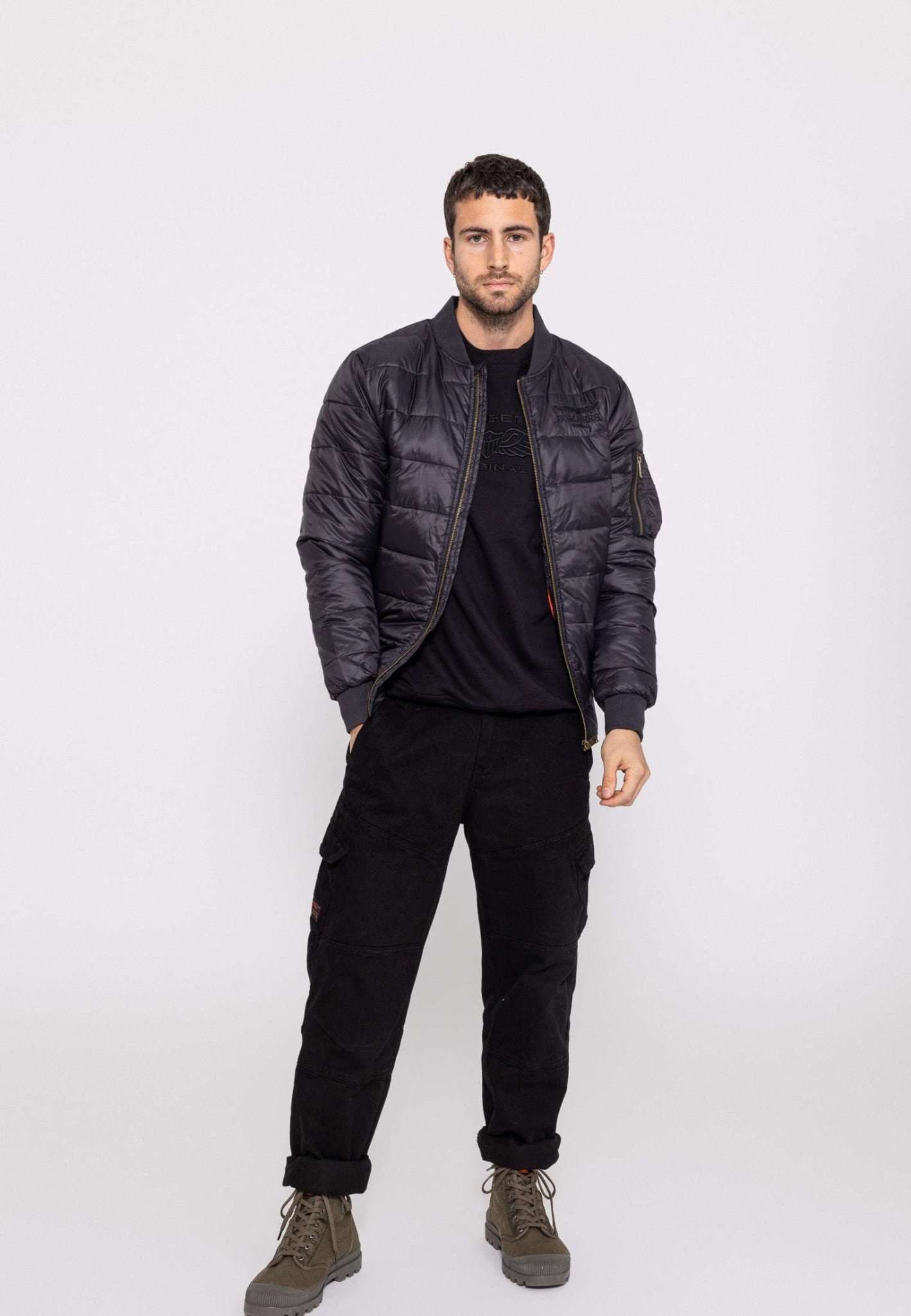 Dallas M Doudoune à Noir Vestes Bombers Original