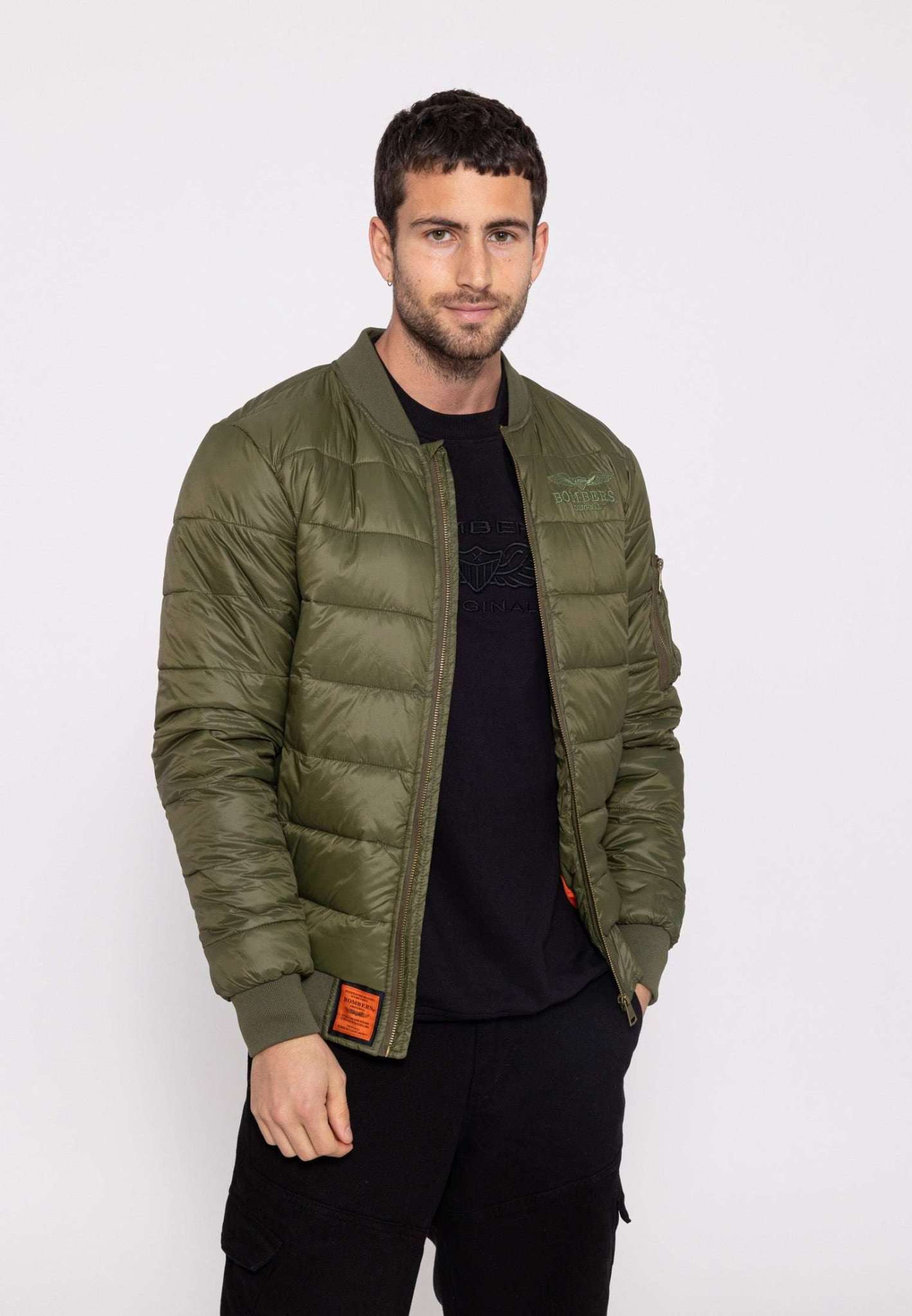 Dallas M Doudoune à Kaki Vestes Bombers Original