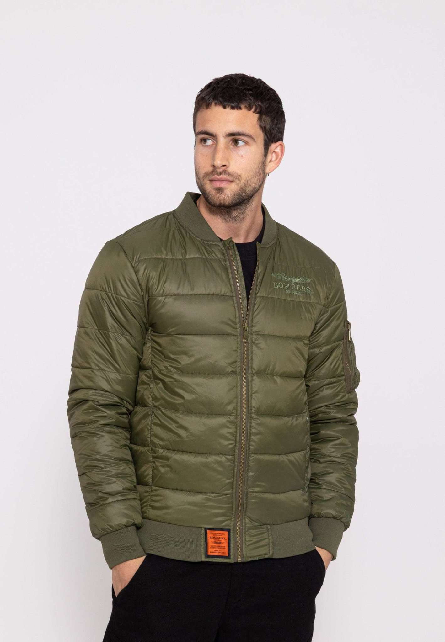 Dallas M Doudoune à Kaki Vestes Bombers Original