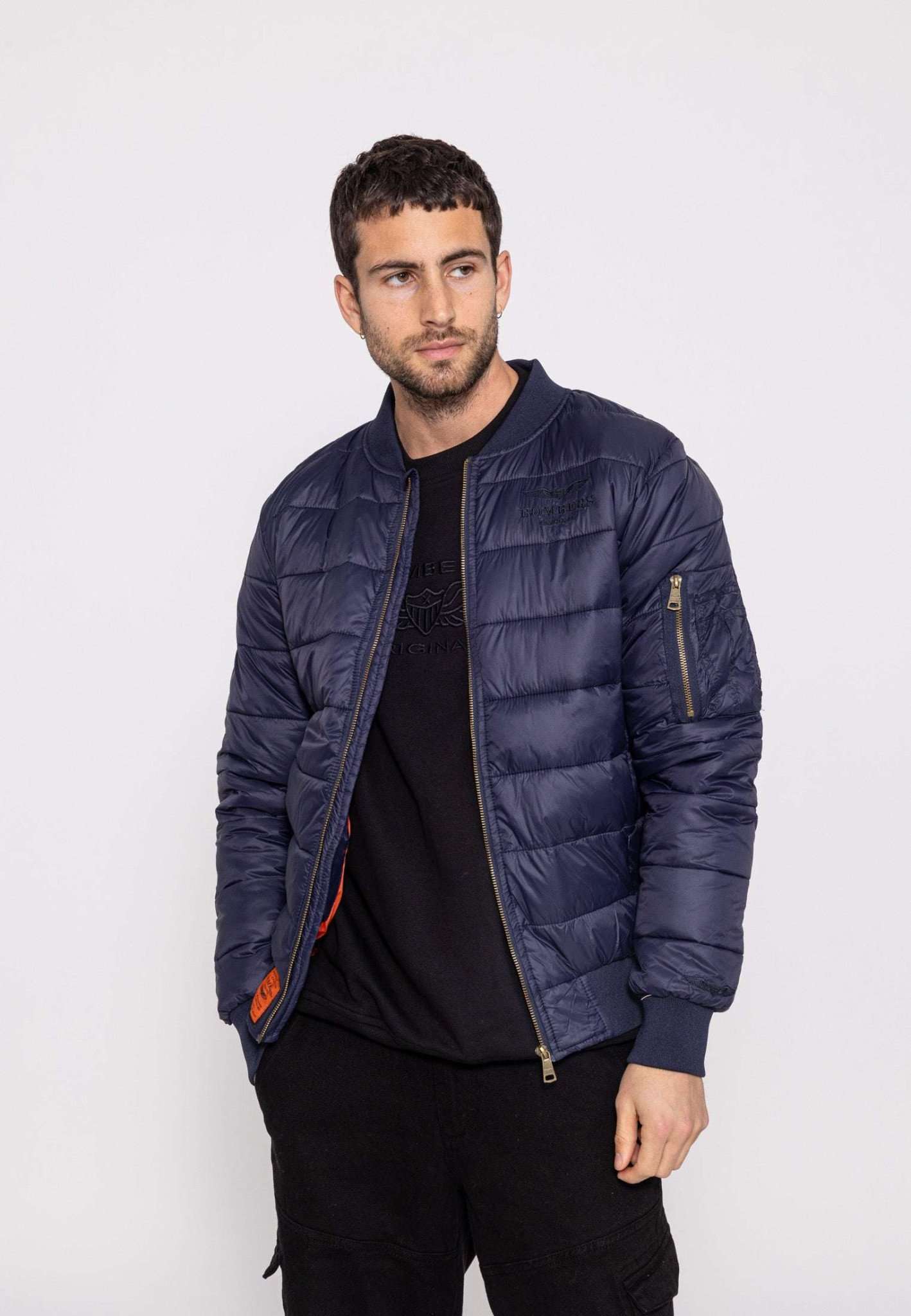 Dallas M Doudoune à Navy Vestes Bombers Original
