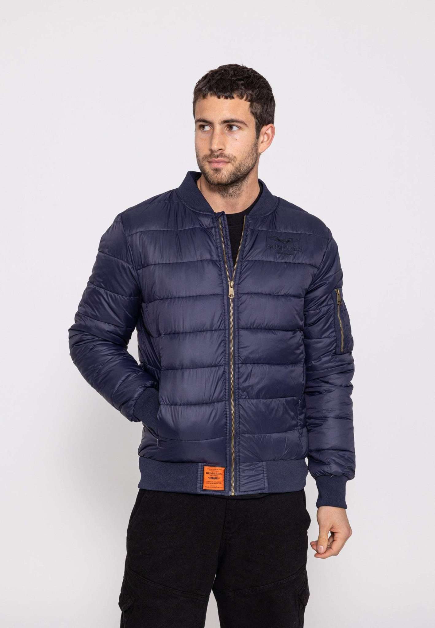 Dallas M Doudoune à Navy Vestes Bombers Original