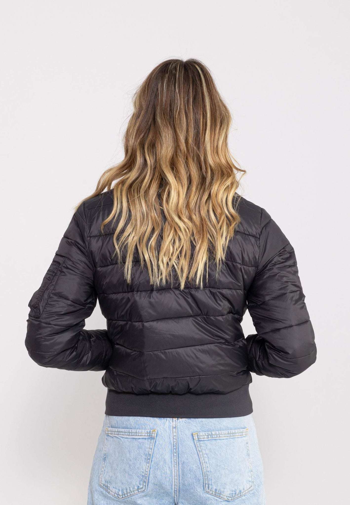 Doudoune Dallas W à Noir Vestes Bombers Original